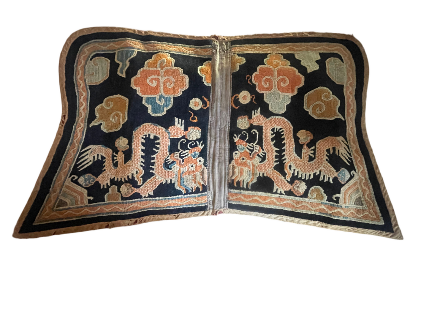 An antique Tibetan saddle rug