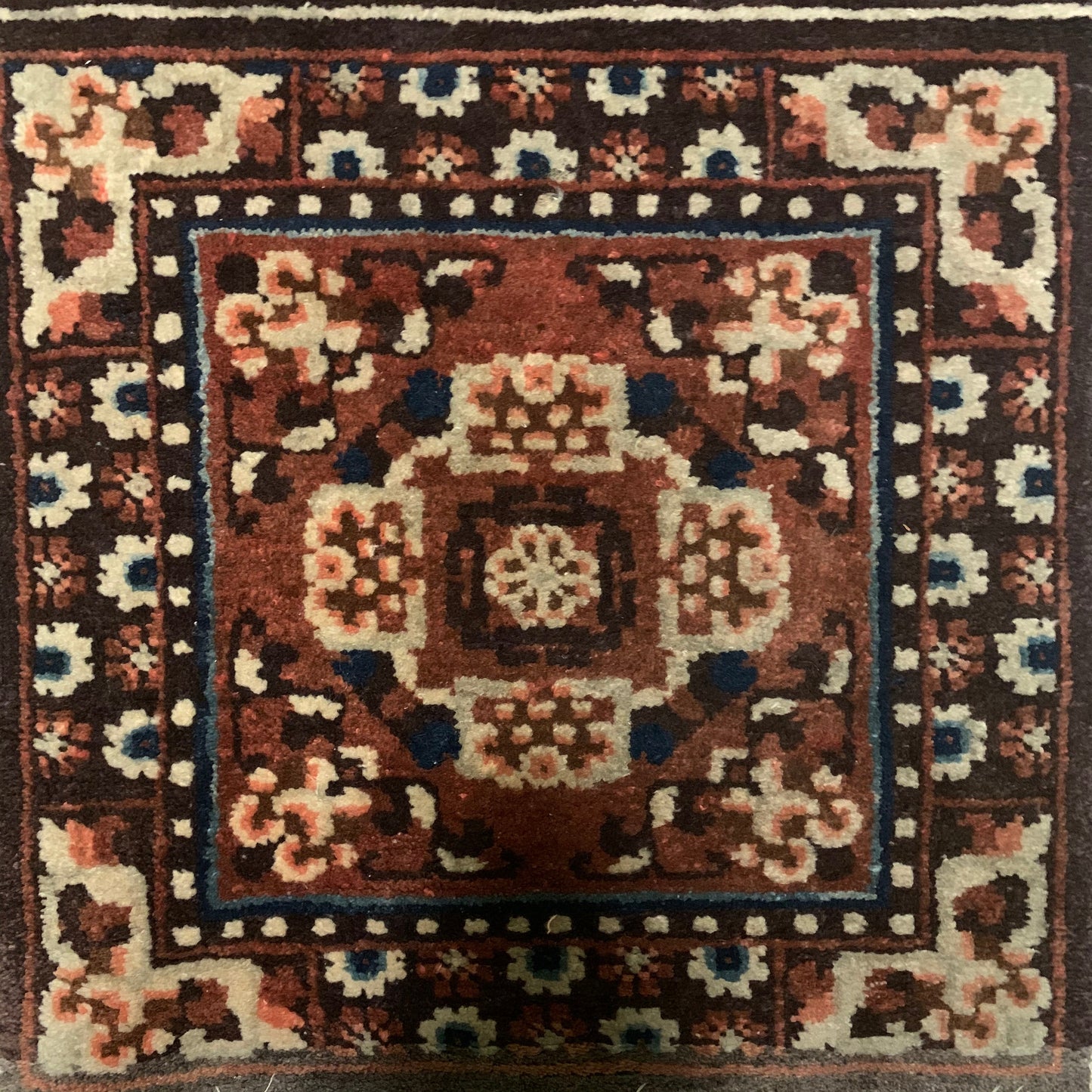 A Tibetan monastery meditation rug