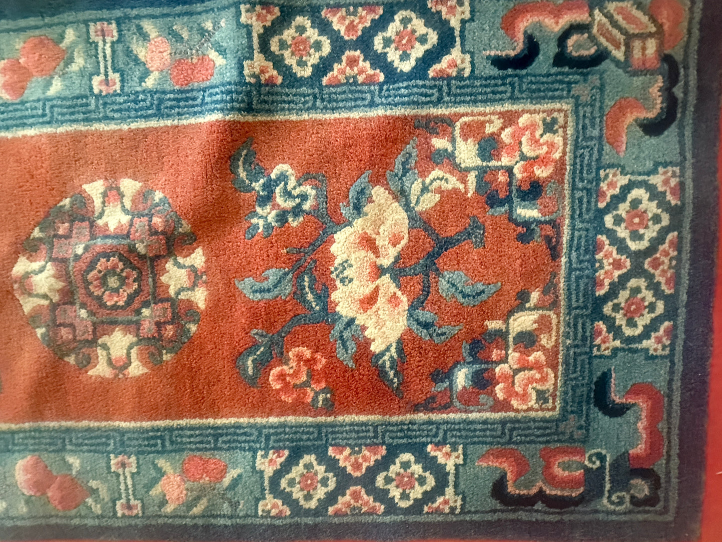 A pair ofTibetan rugs