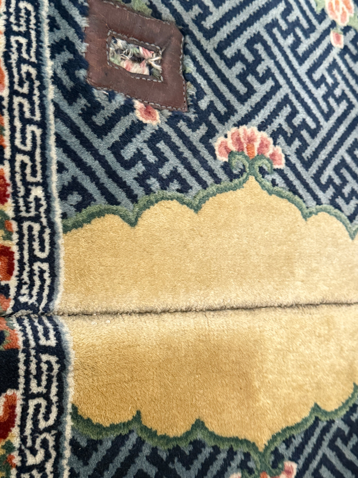 A mid 20th C. Tibetan saddle rug