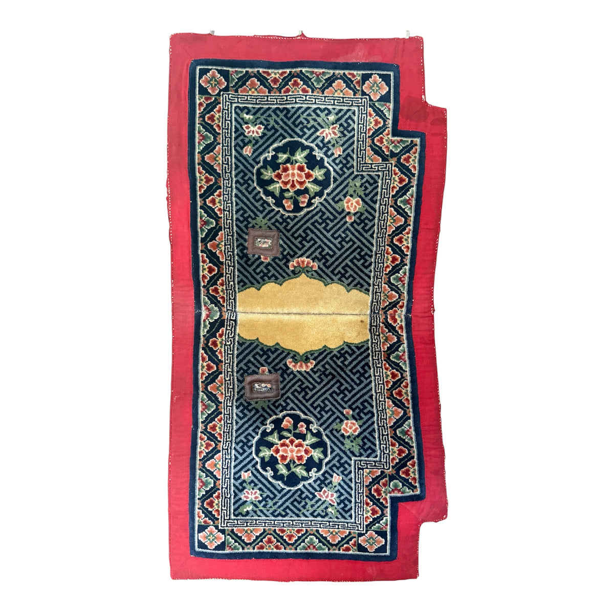 A mid 20th C. Tibetan saddle rug