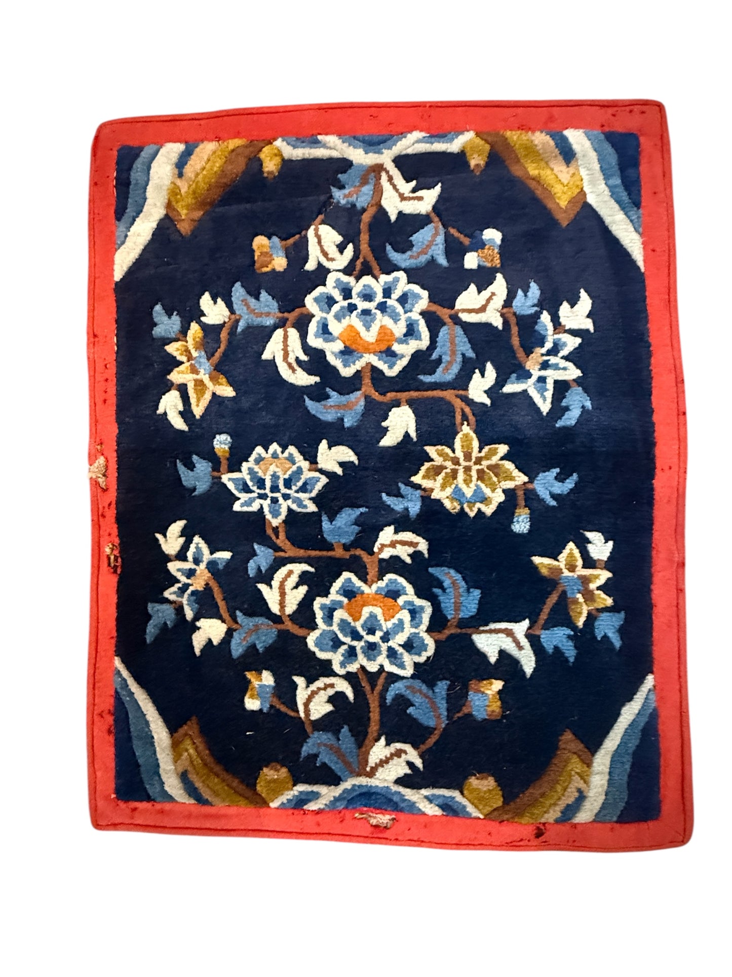 A vintage Tibetan meditation rug