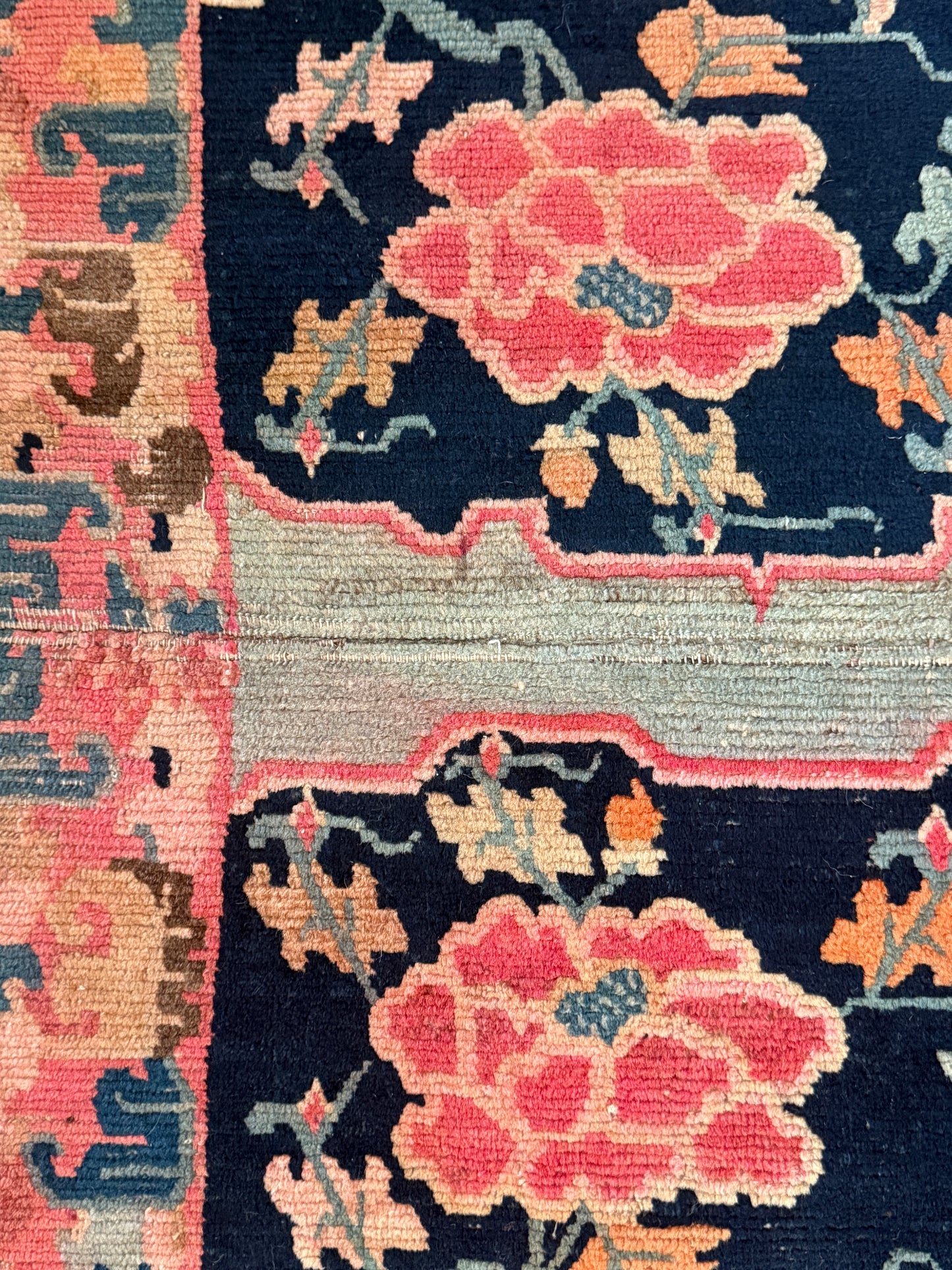 An antique Tibetan saddle rug
