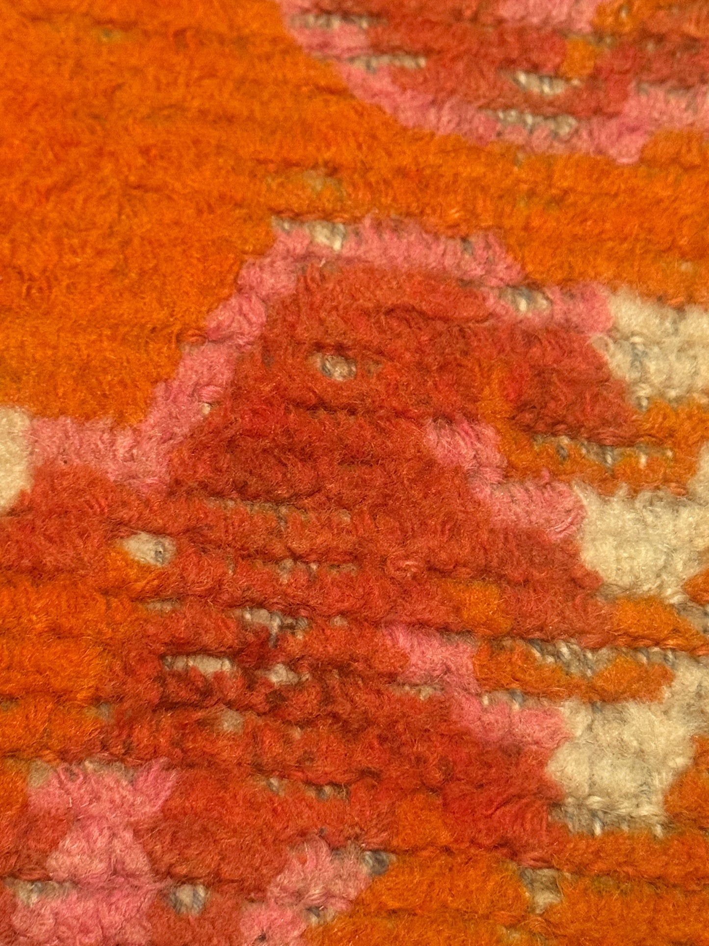 A 19th C., unique antique Tibetan dragon rug
