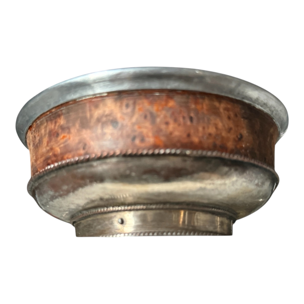 Antique Tibetan Burlwood Silver Mounted Offering Bowl Himalayan Cup (Copy)