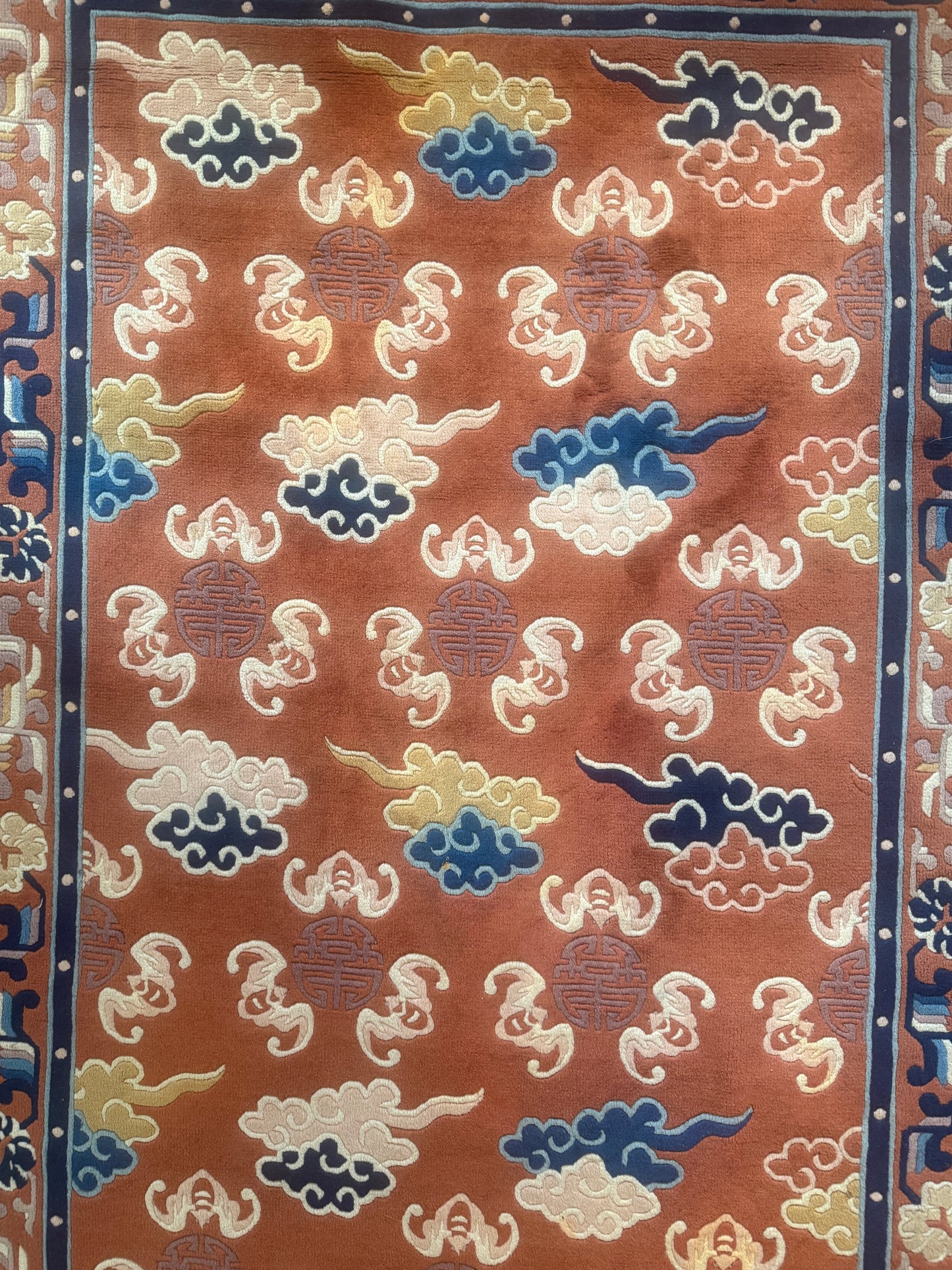 An antique ningxia rug