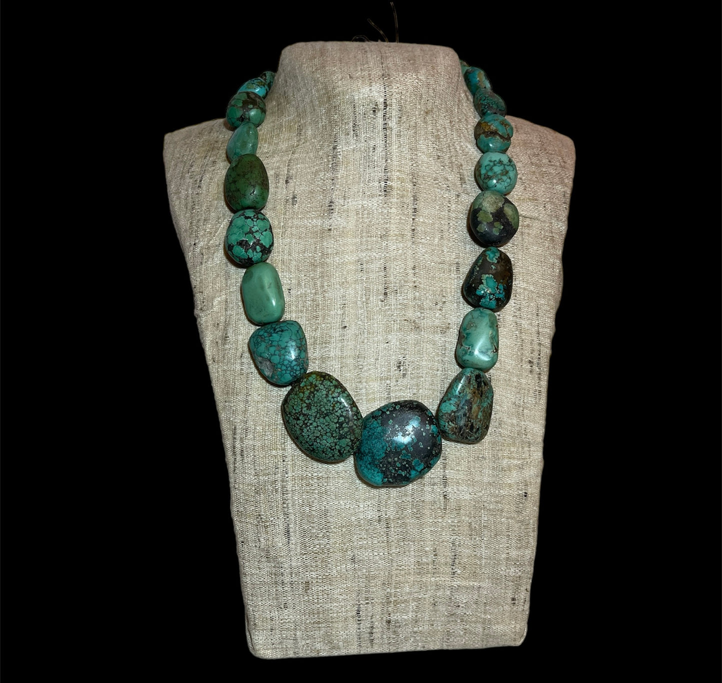 Necklaces with antique Tibetan / Ladakhi turquoise beads
