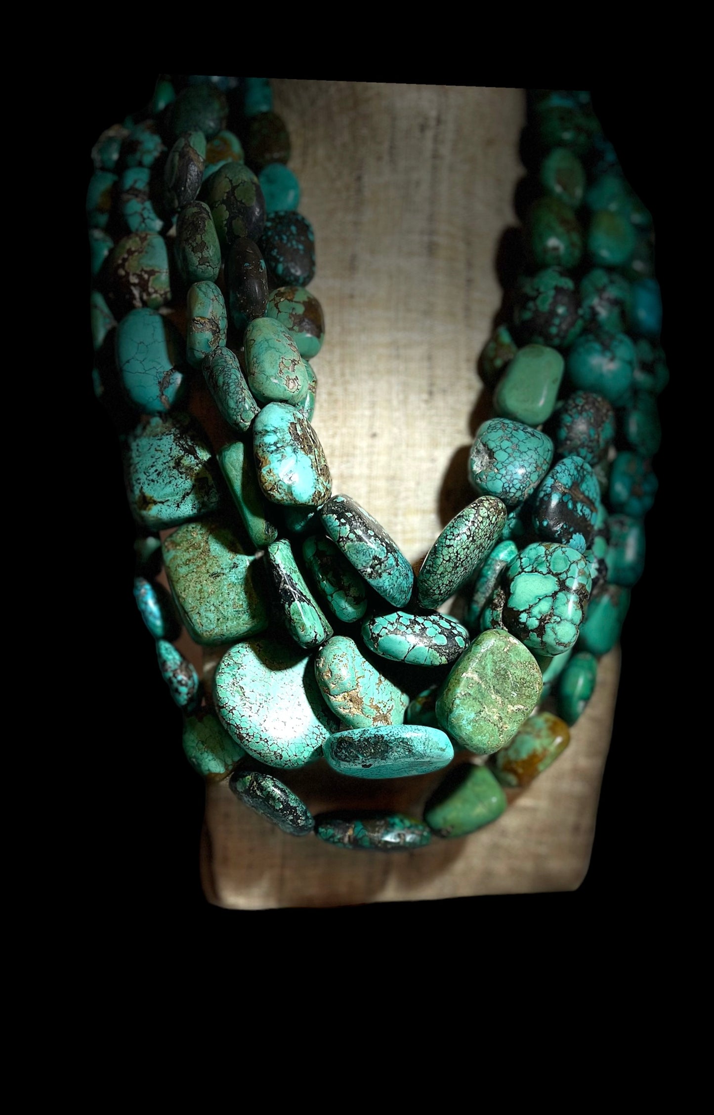 Necklaces with antique Tibetan / Ladakhi turquoise beads