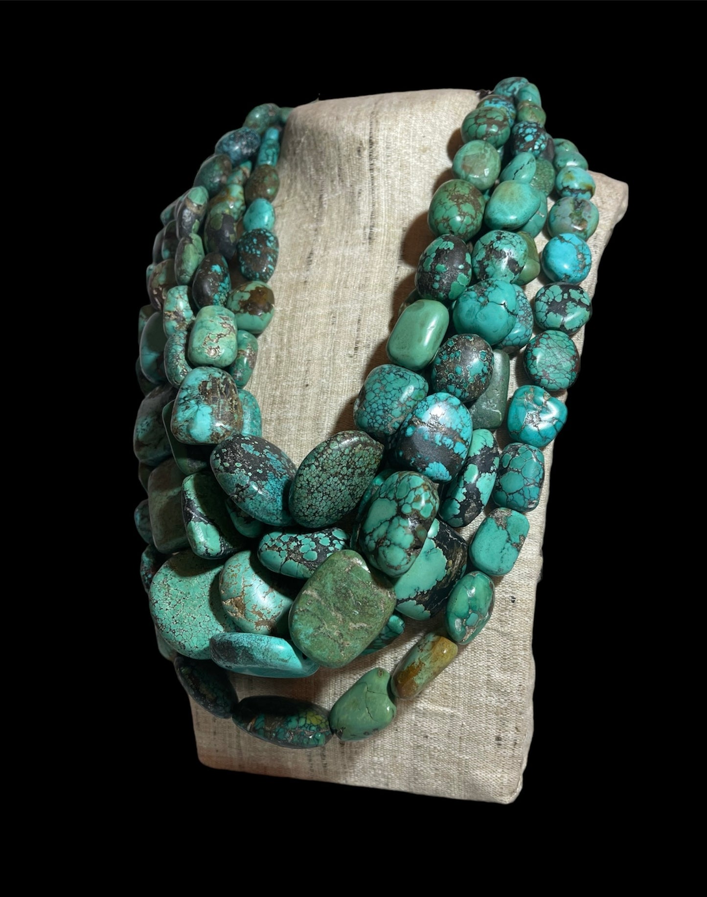 Necklaces with antique Tibetan / Ladakhi turquoise beads
