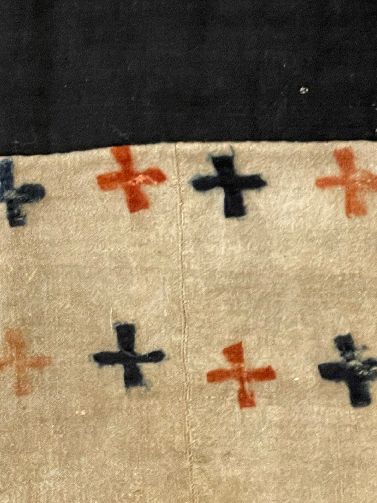 An antique Tibetan saddle blanket