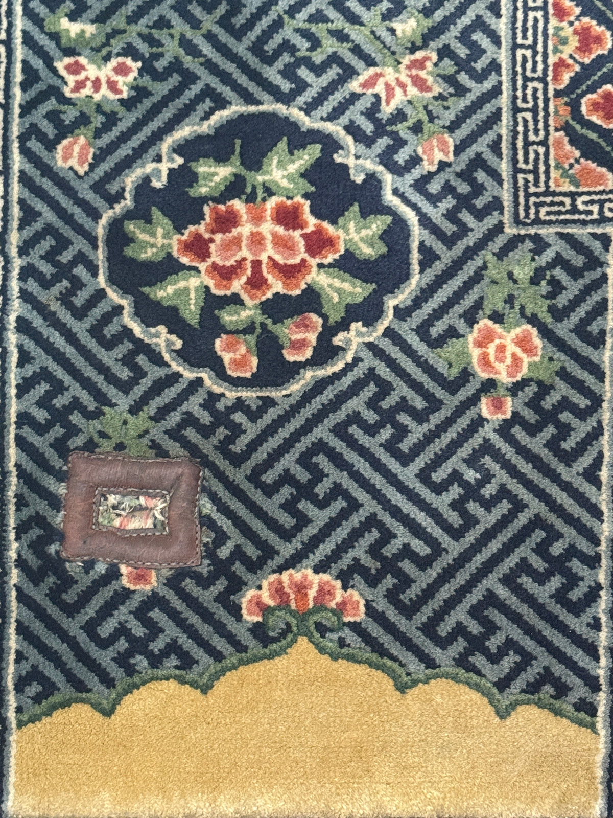 A mid 20th C. Tibetan saddle rug