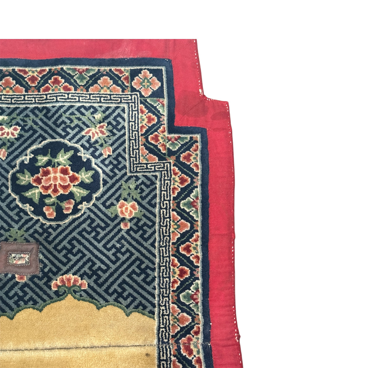 A mid 20th C. Tibetan saddle rug