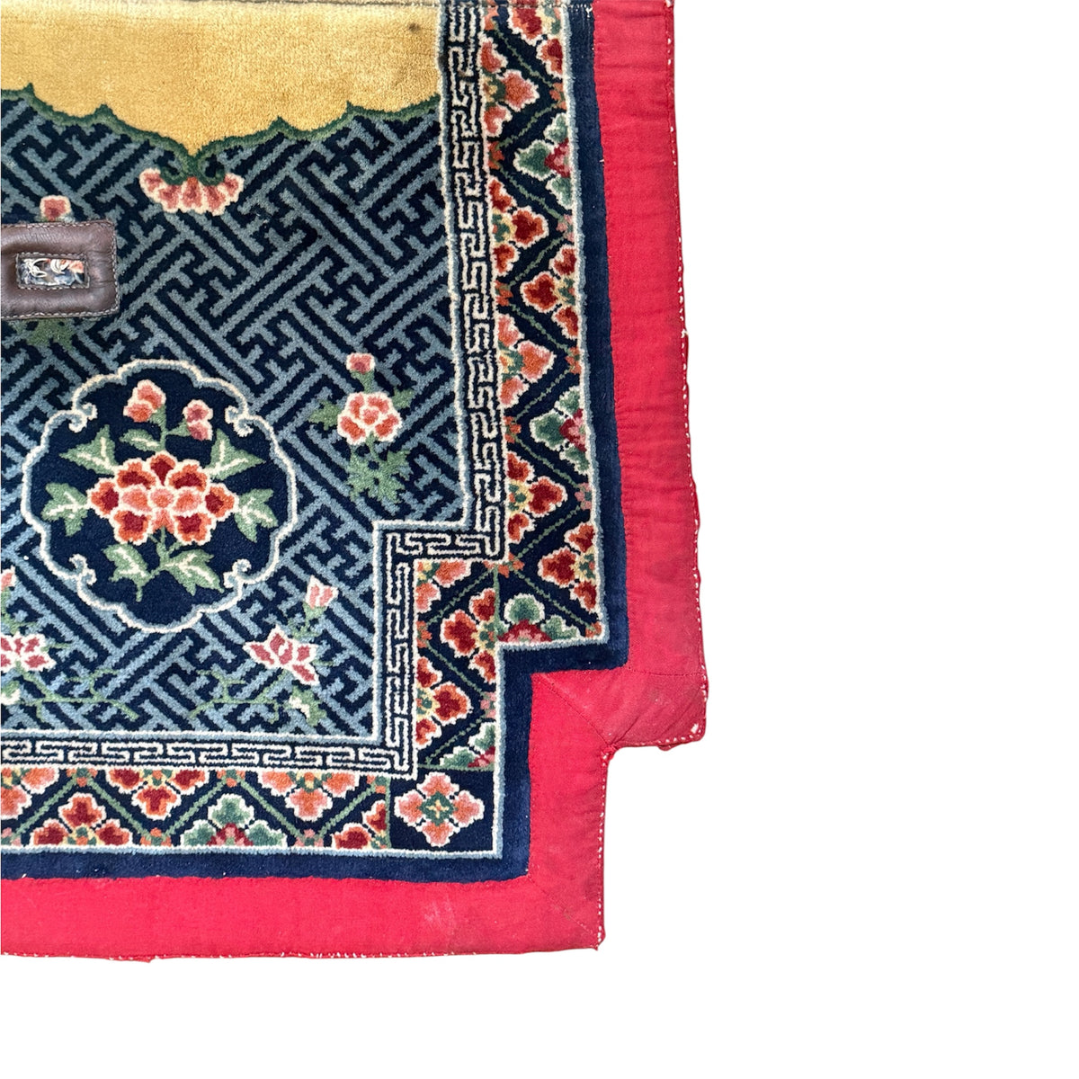 A mid 20th C. Tibetan saddle rug
