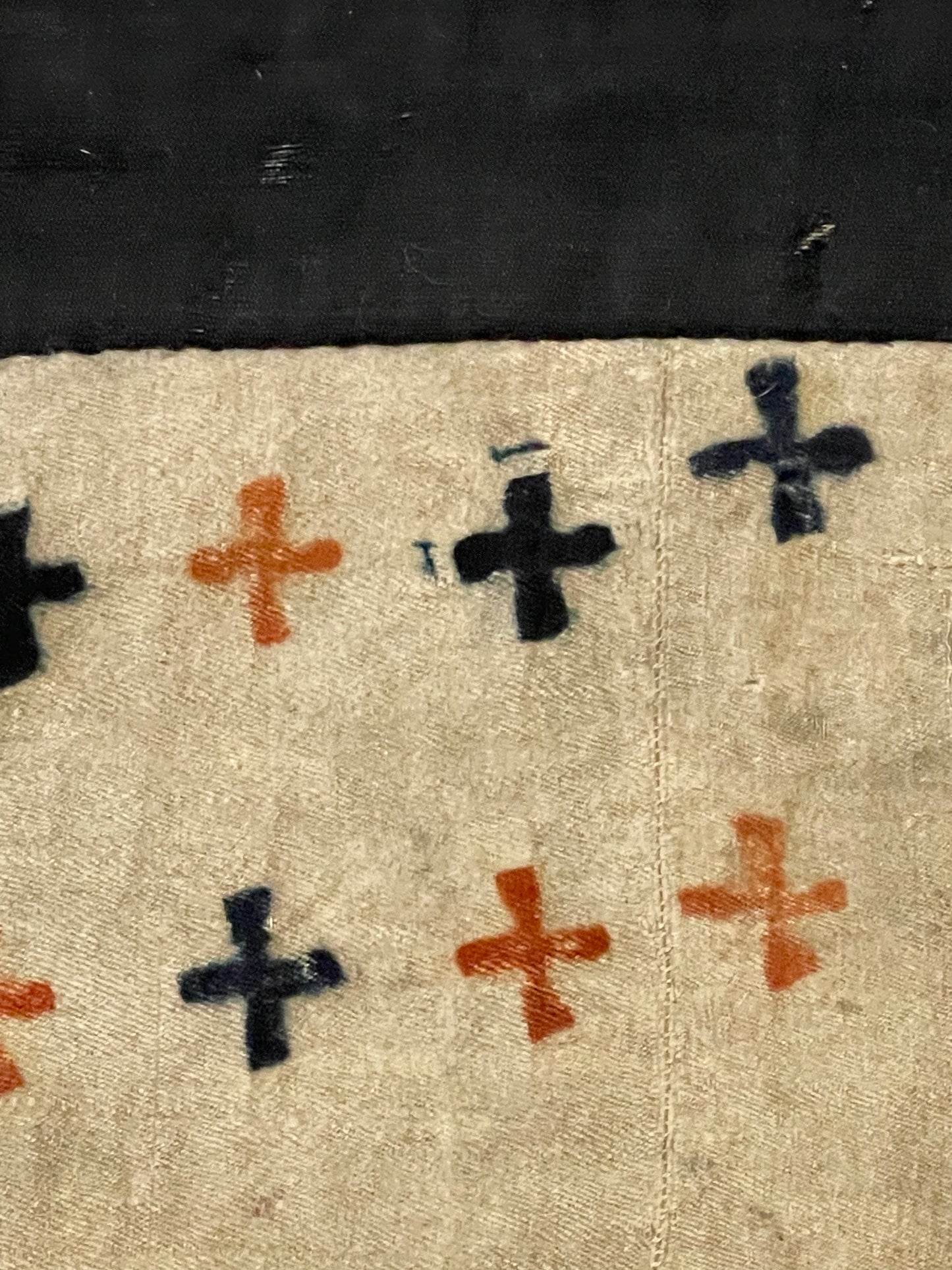 An antique Tibetan saddle blanket