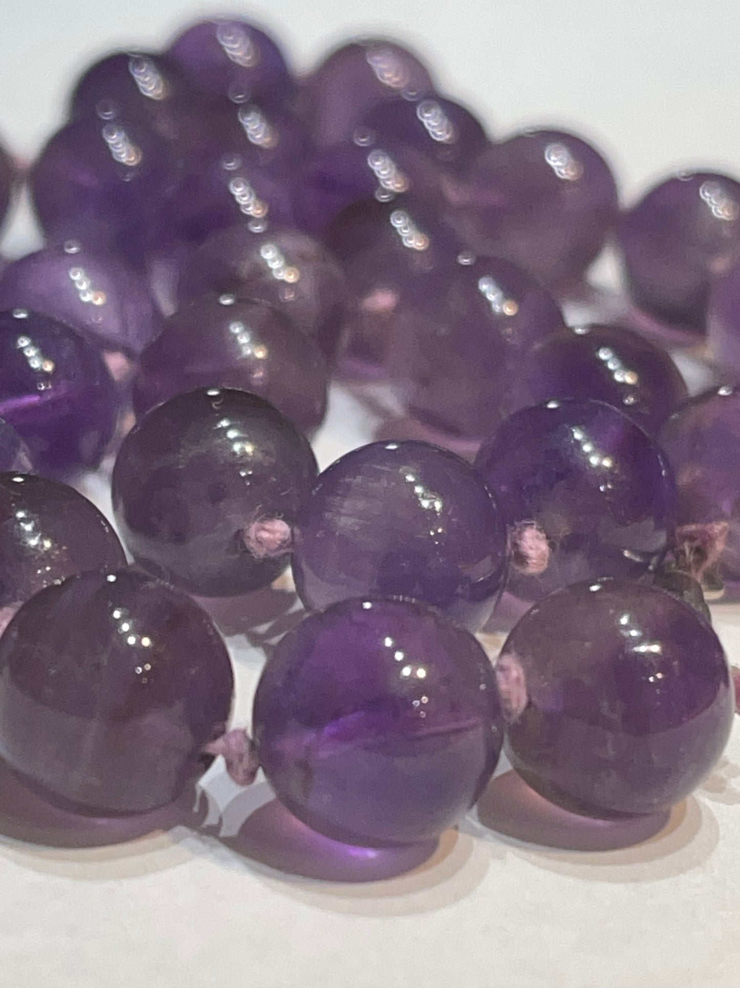 A vintage amethyst necklace