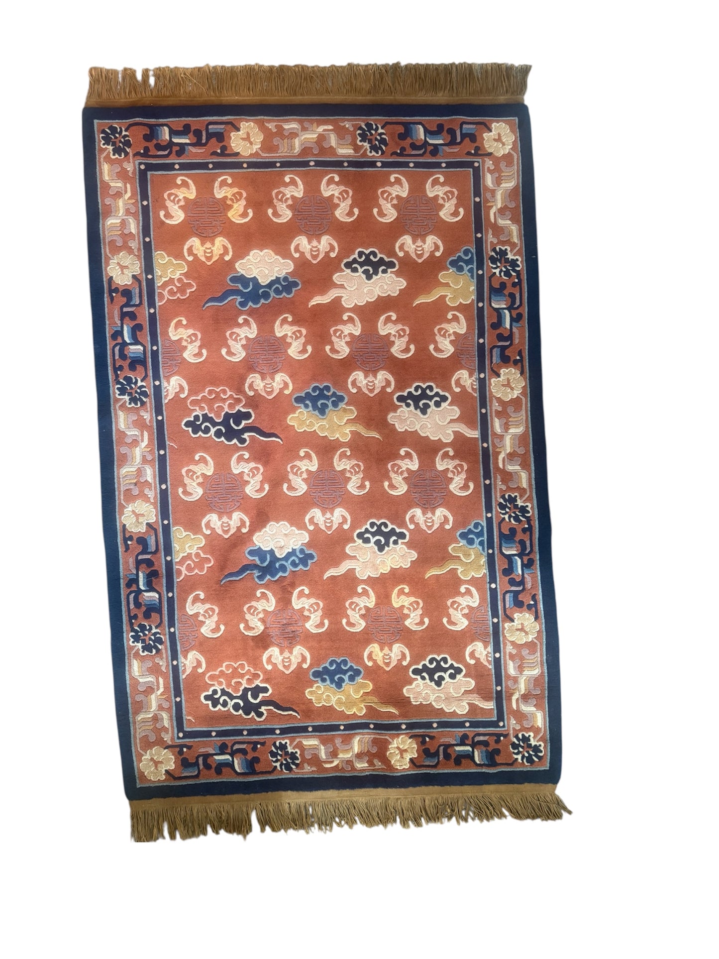 An antique ningxia rug
