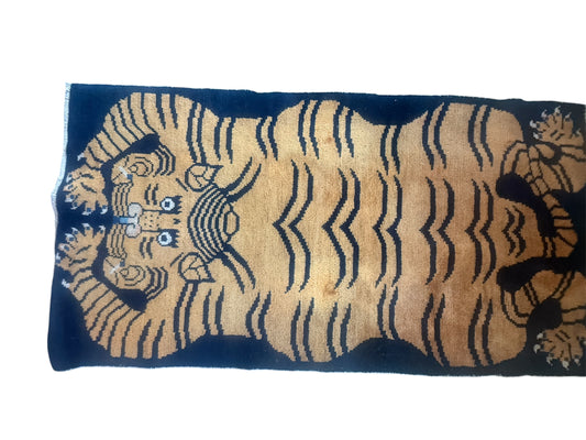 Antique tiger rug