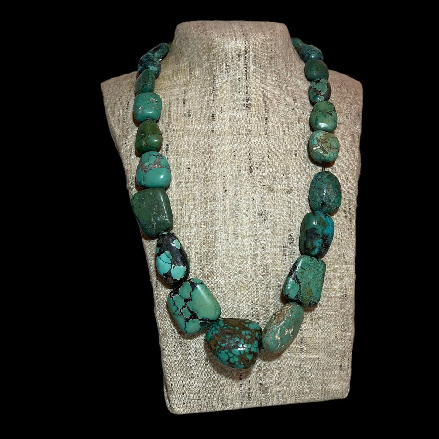 Necklaces with antique Tibetan / Ladakhi turquoise beads