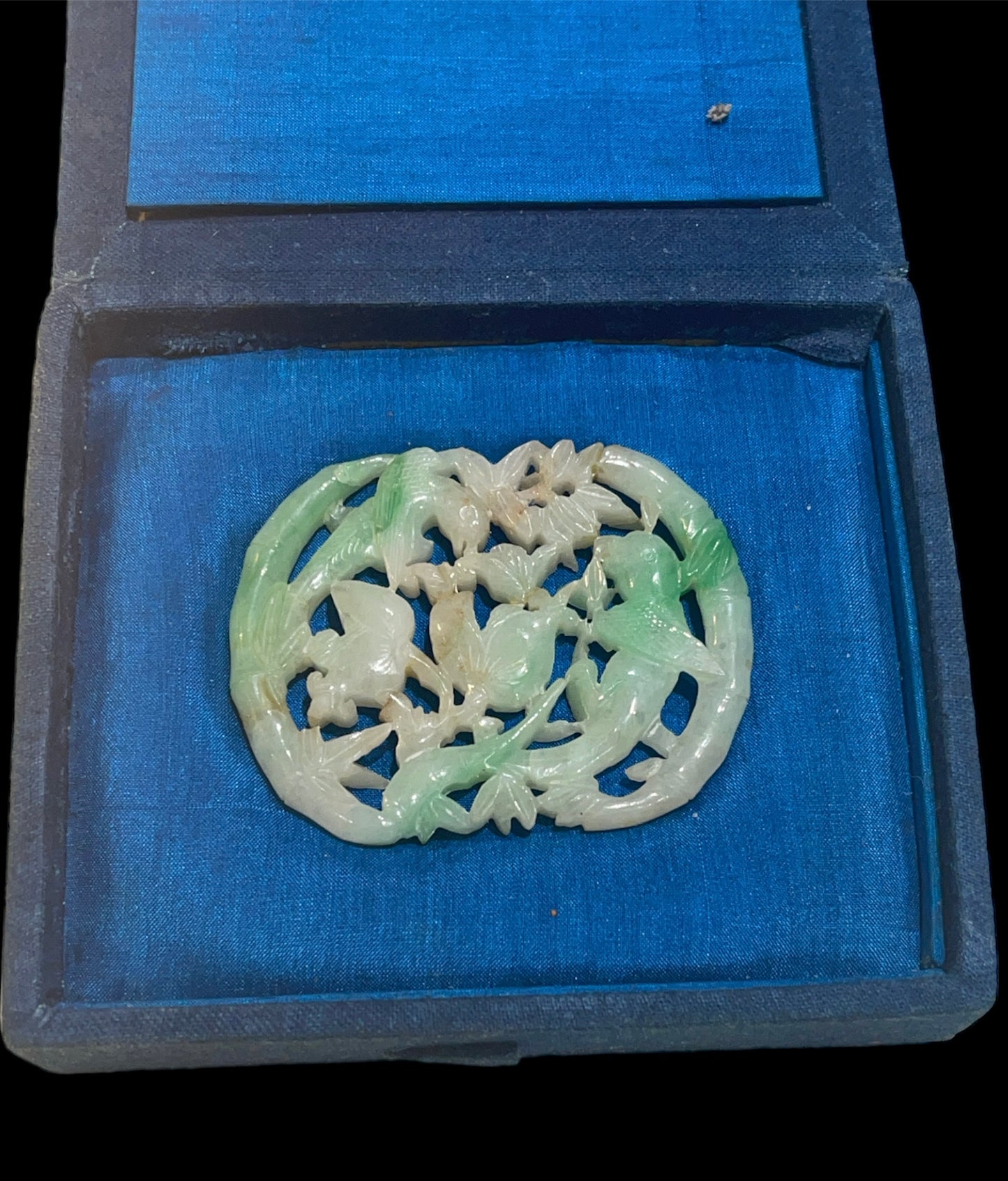 Antique jadeite plaque