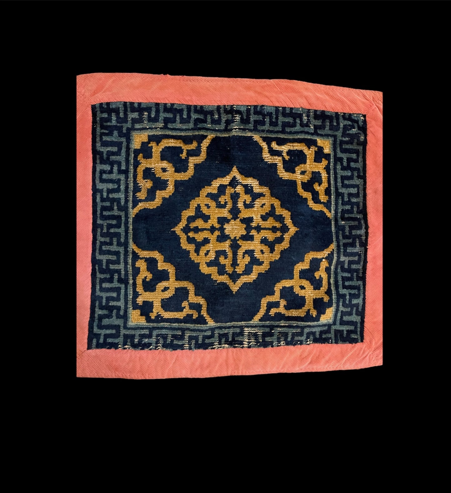 A Chinese monastery meditation rug