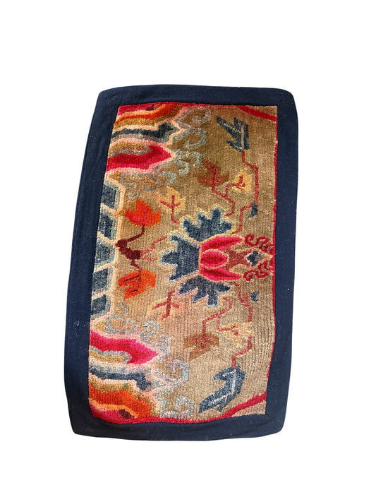 Antique Tibetan  seat rug