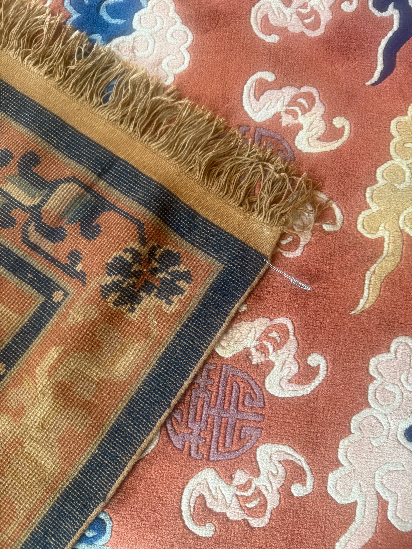 An antique ningxia rug