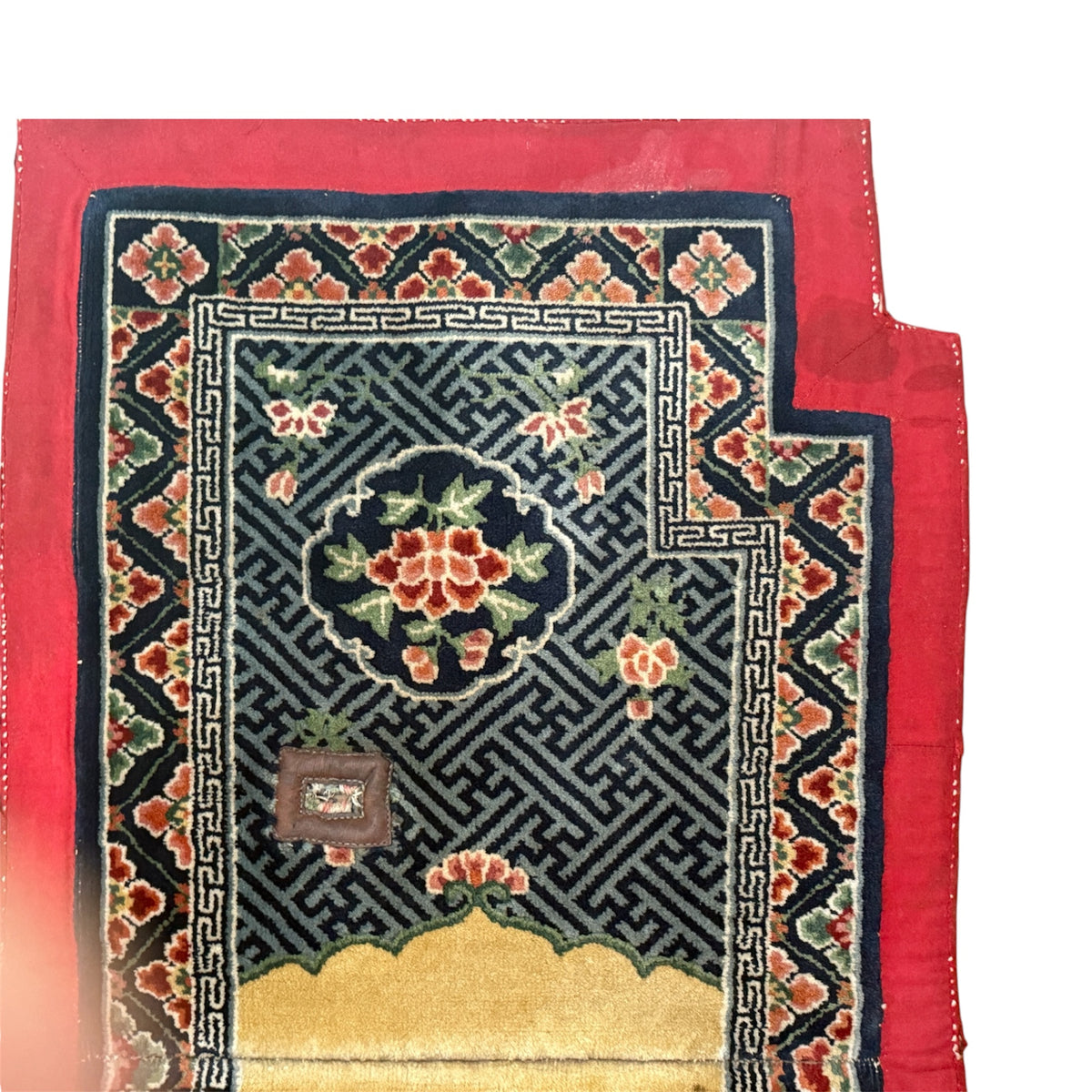 A mid 20th C. Tibetan saddle rug
