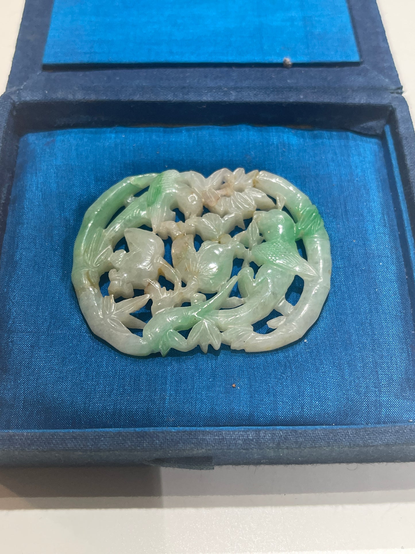 Antique jadeite plaque