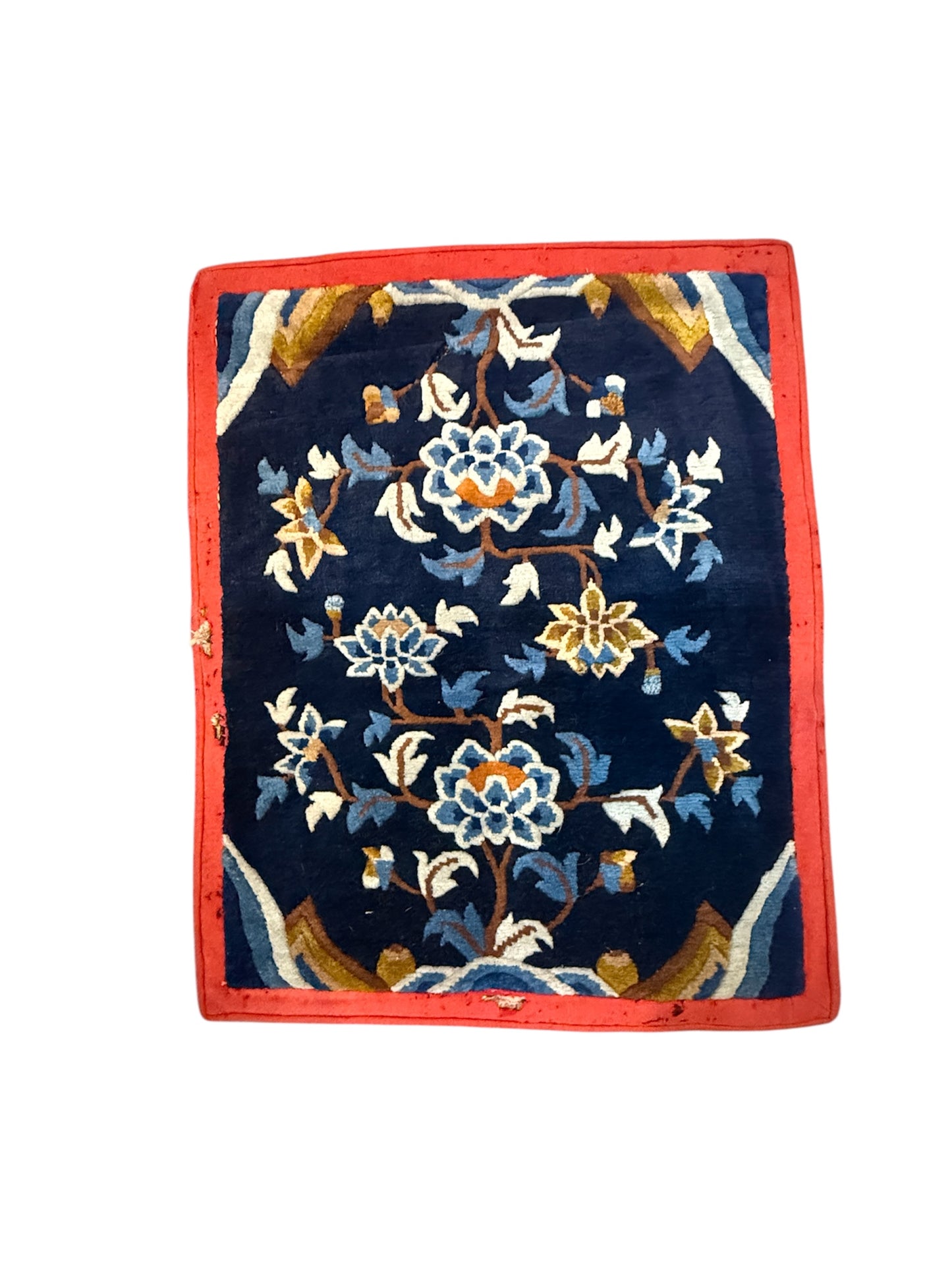 A vintage Tibetan meditation rug