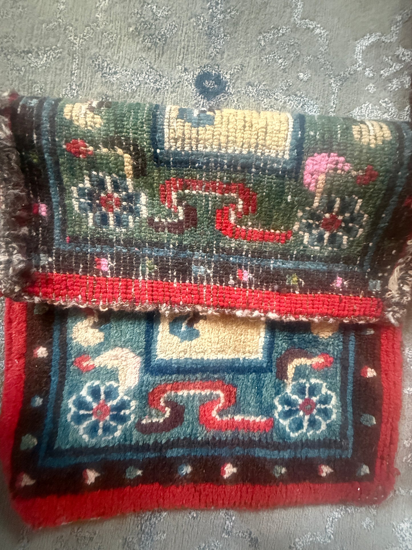 A set of three small place mat