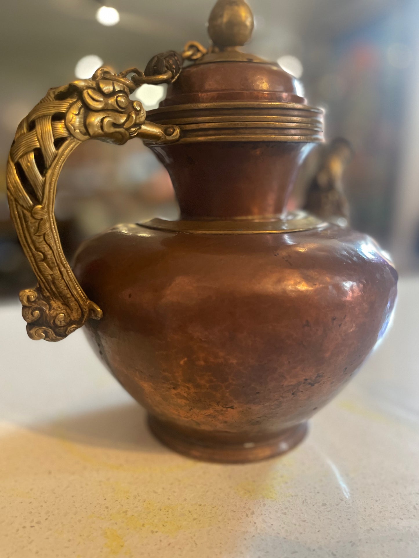 Antique Tibetan teapot