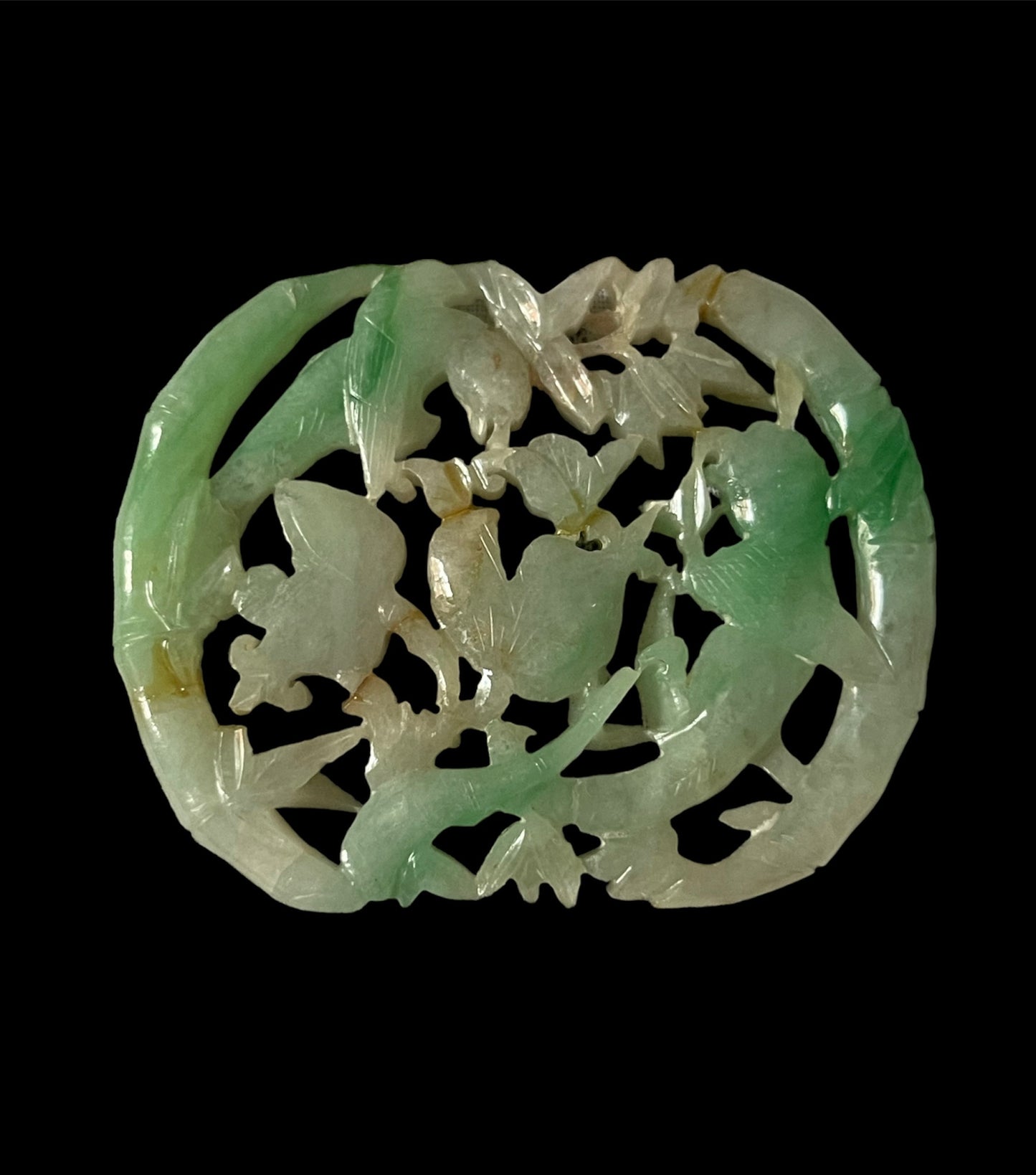 Antique jadeite plaque