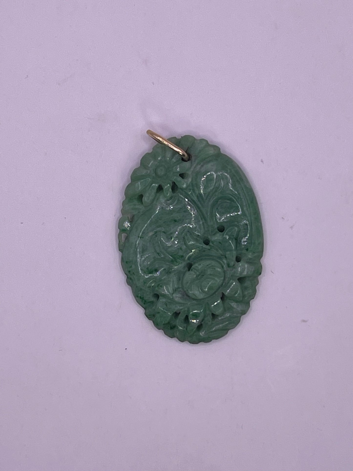 A jade plaque pendant