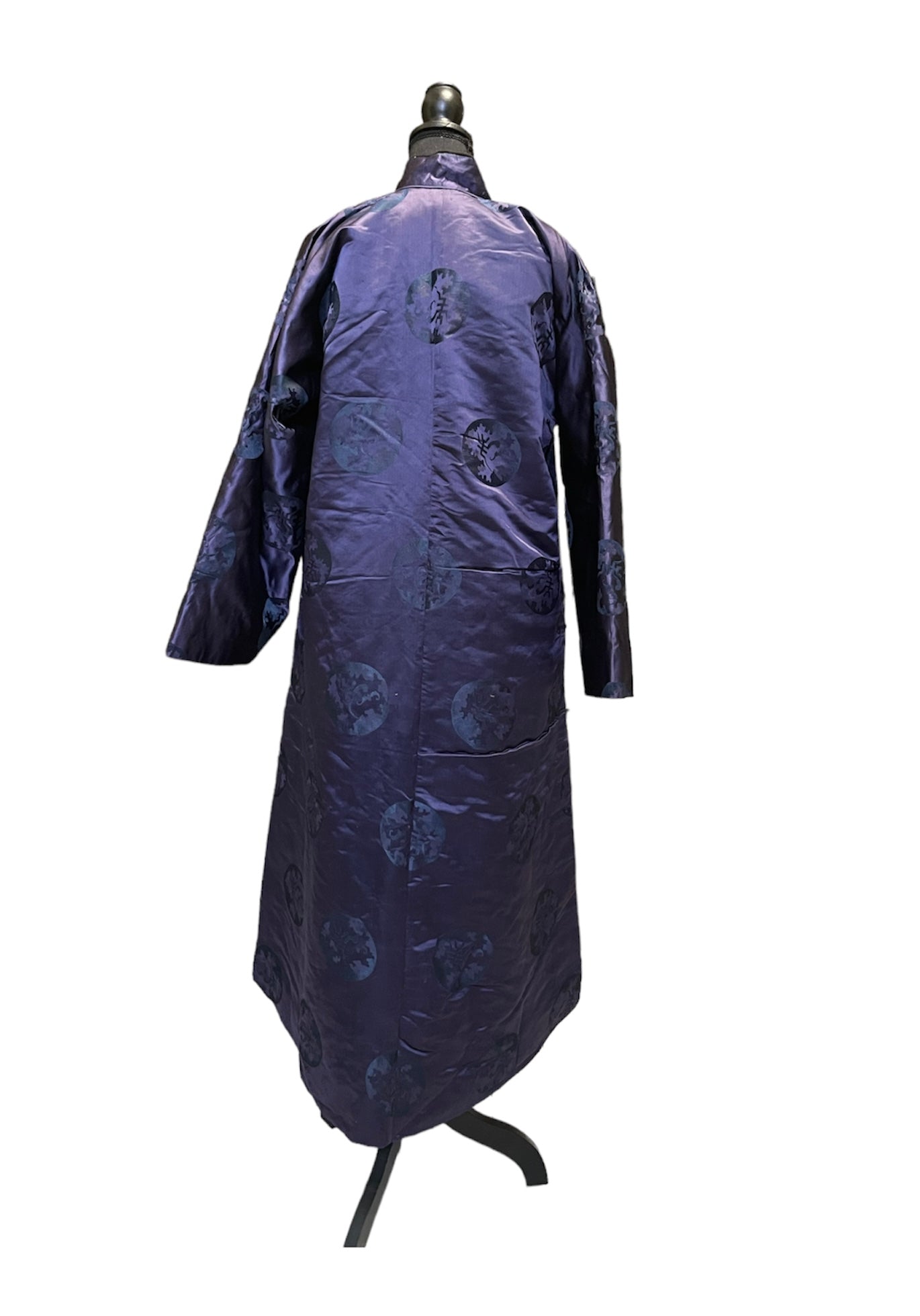A fur lined women’s winter robe