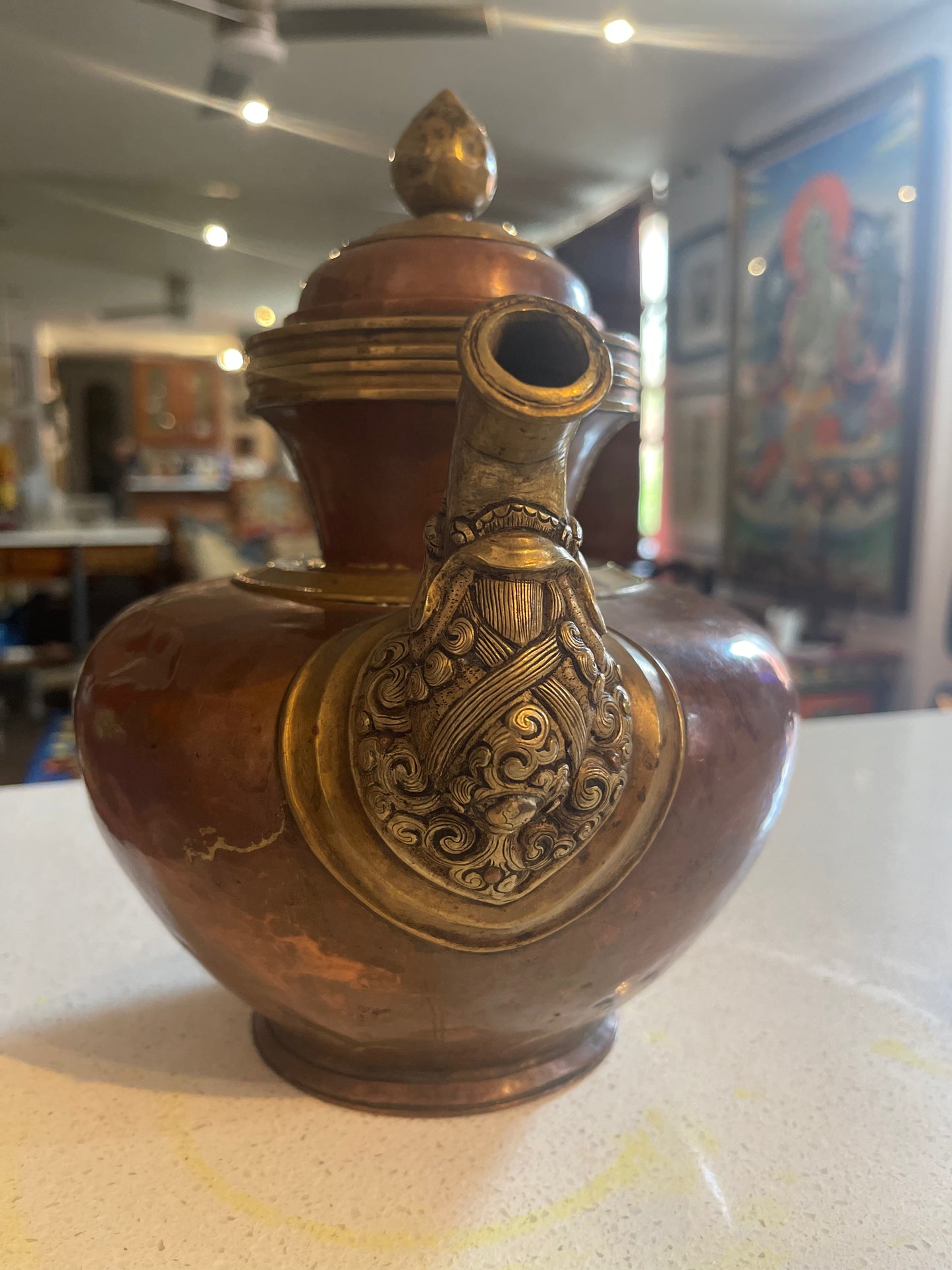 Antique Tibetan teapot