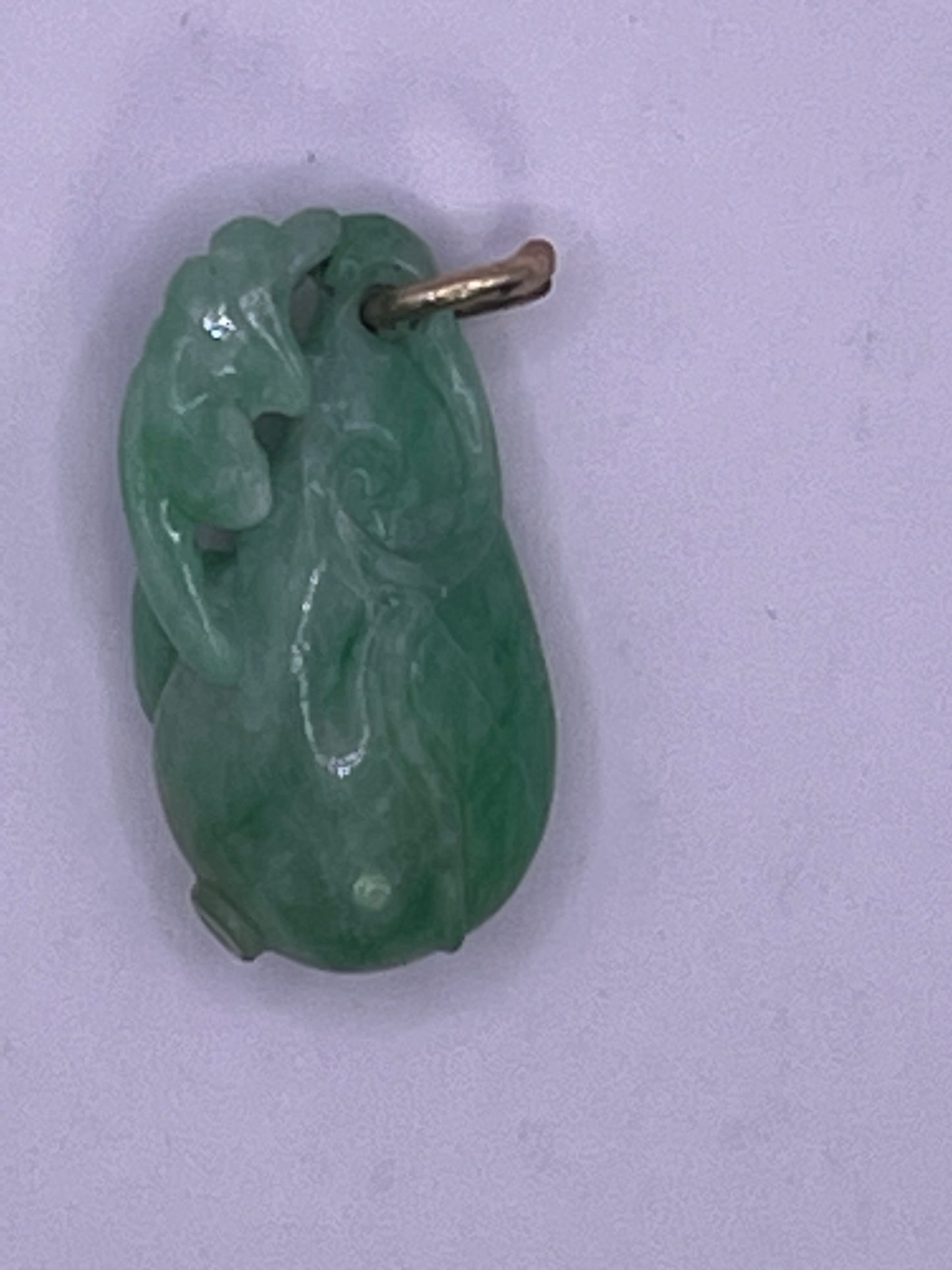 A jade plaque pendant