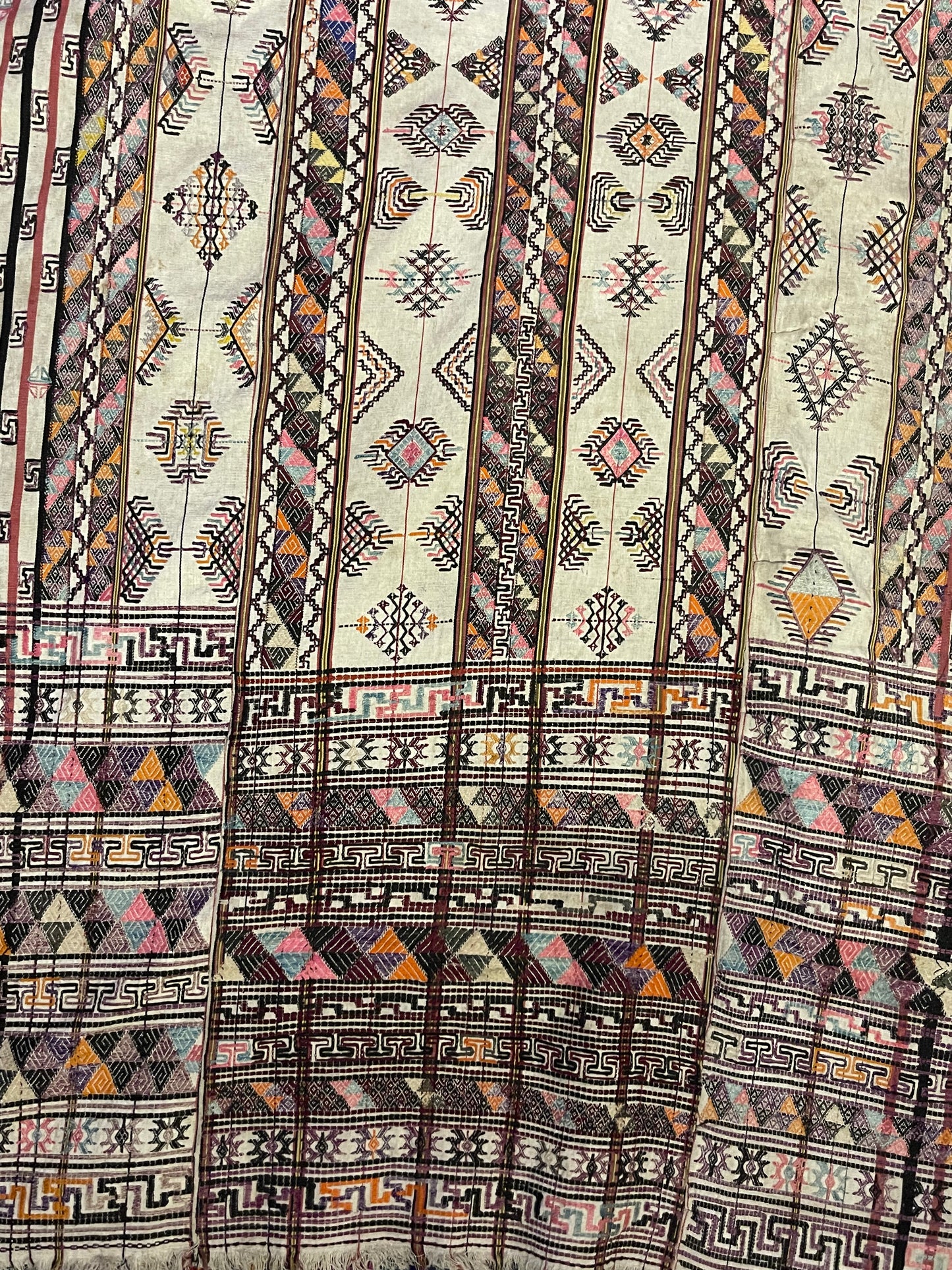 Early 20th C. Bhutanese silk Kira