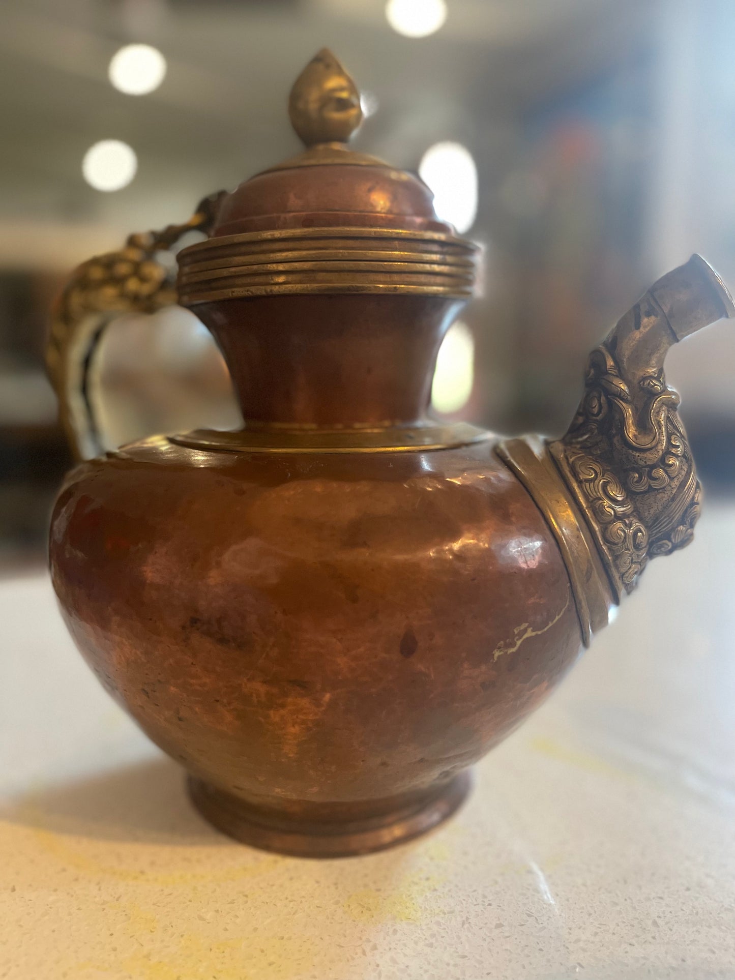 Antique Tibetan teapot