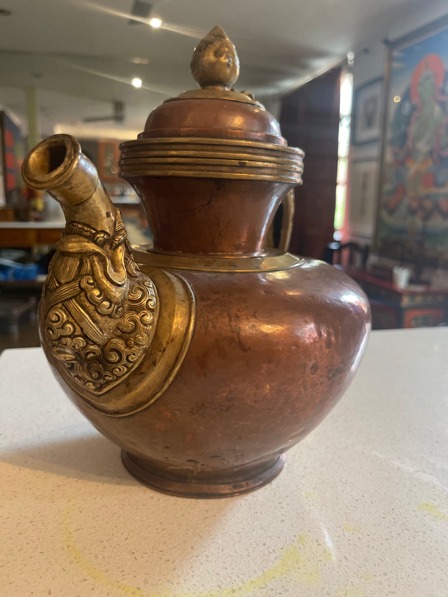 Antique Tibetan teapot