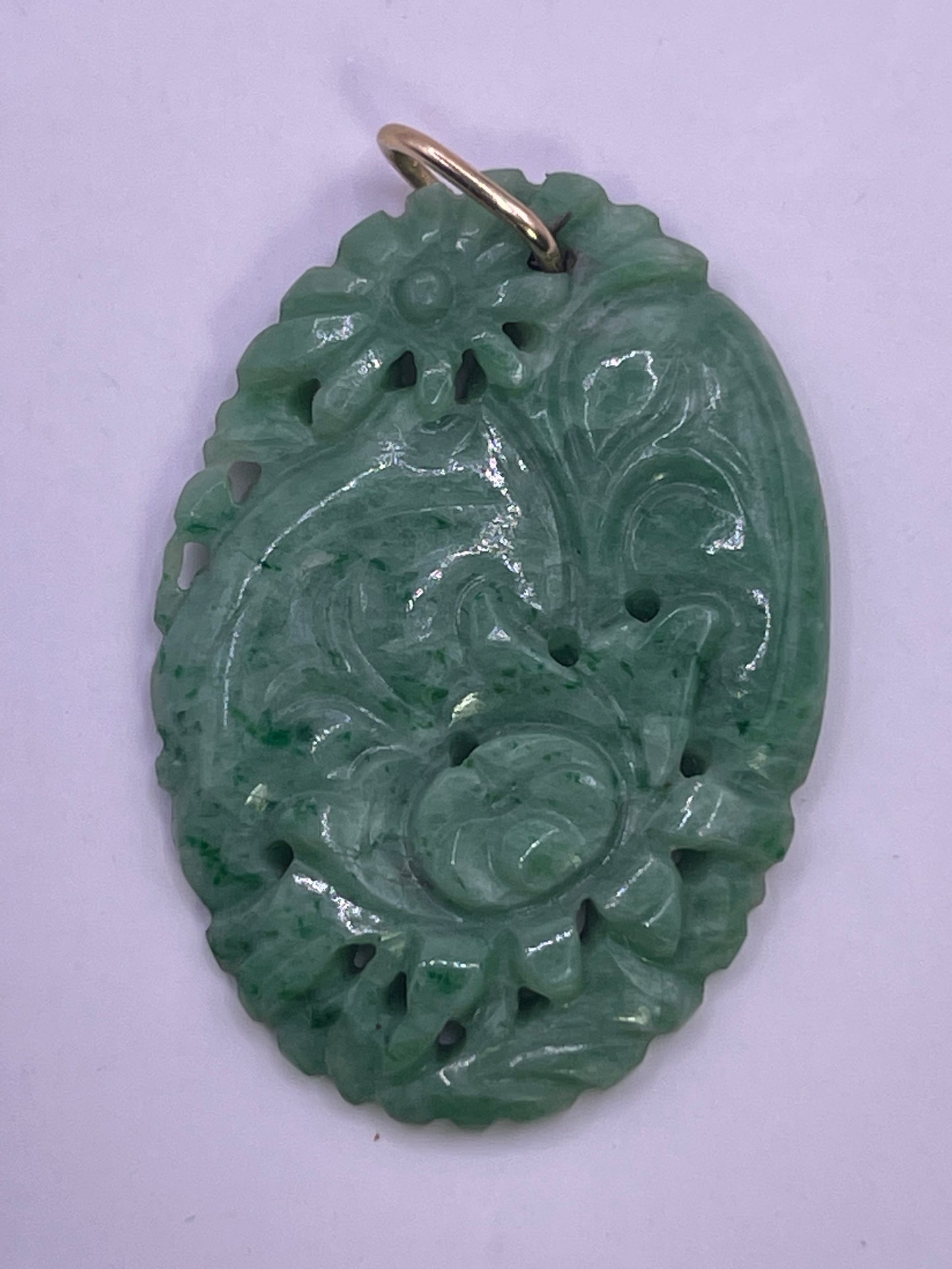 A jade plaque pendant