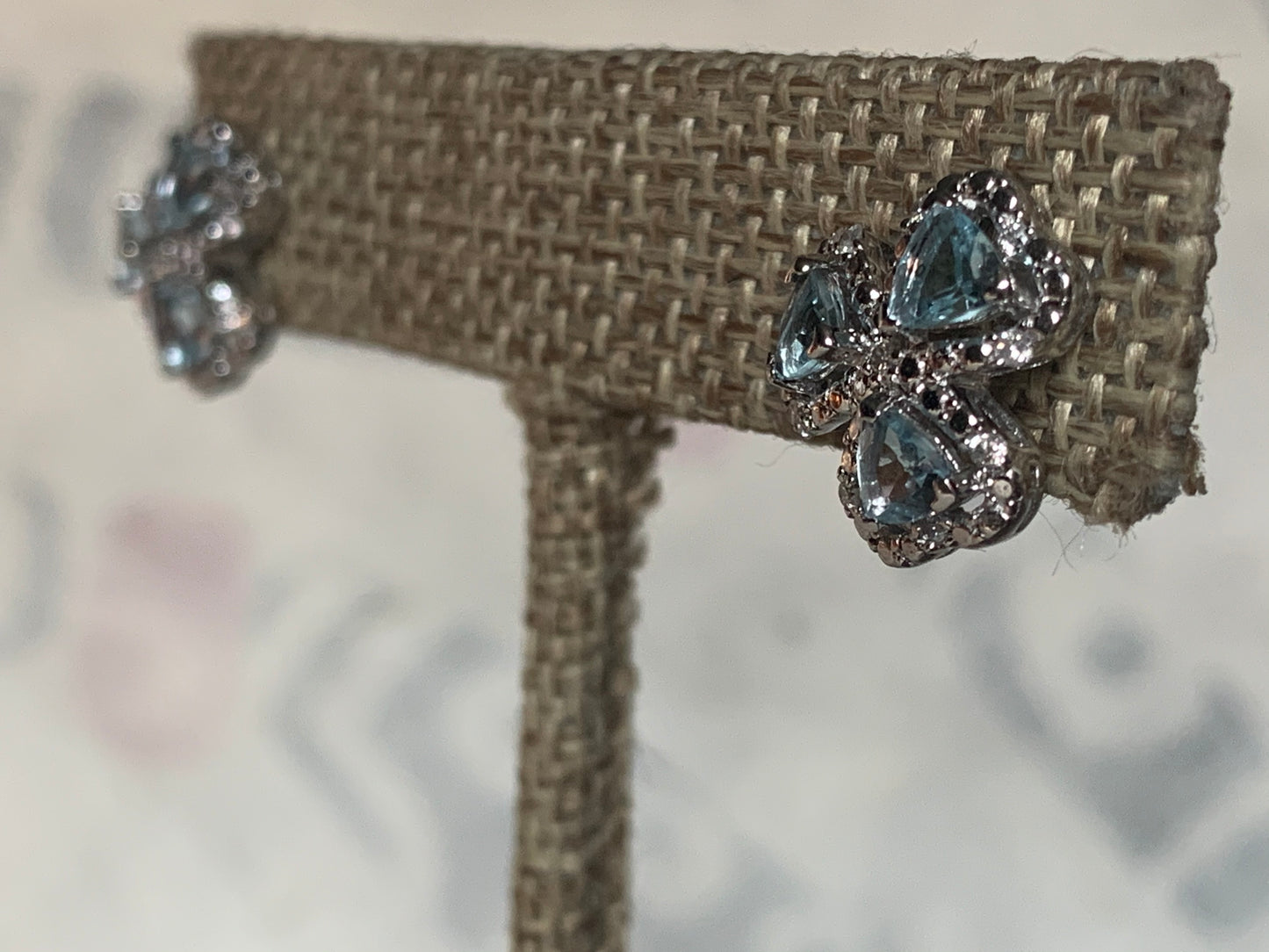 Aquamarine earring