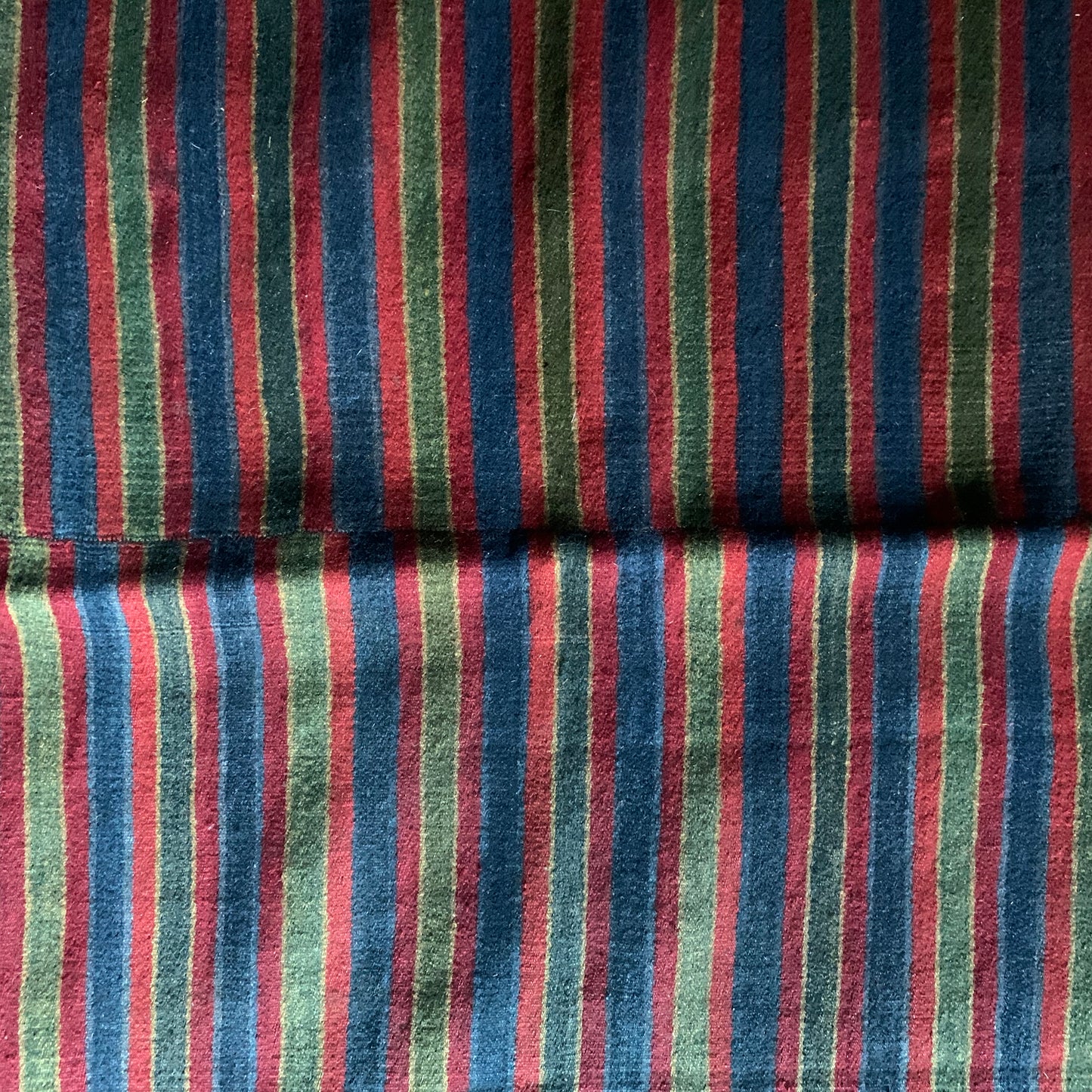 An antique Tibetan woman’s hand-woven, woolen apron - pangden.
