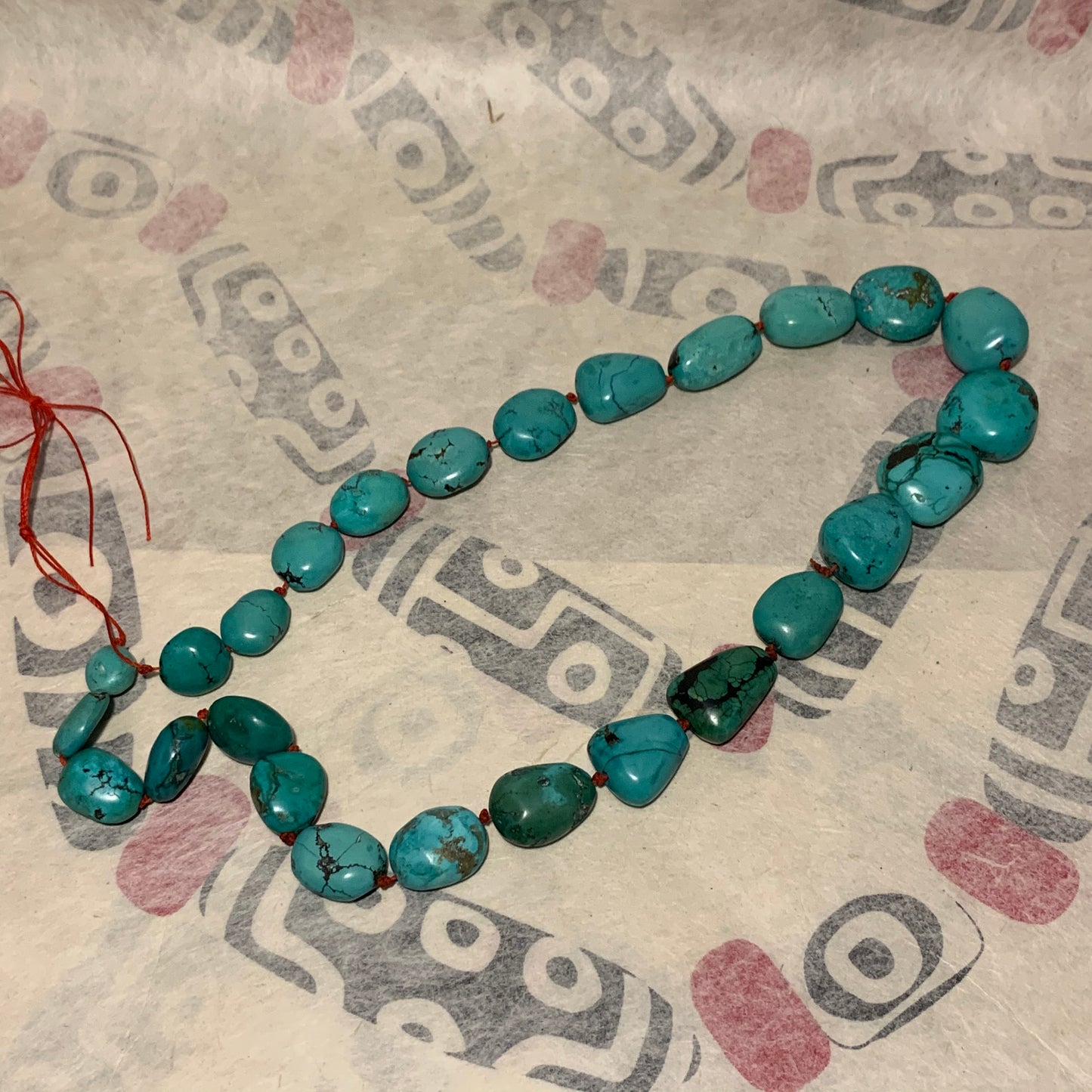 Antique Tibetan Turquoise bead necklace