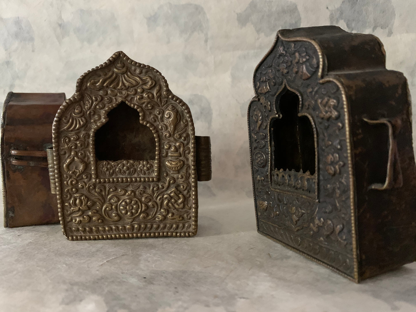 A collection of 19th C assorted metal ghaus