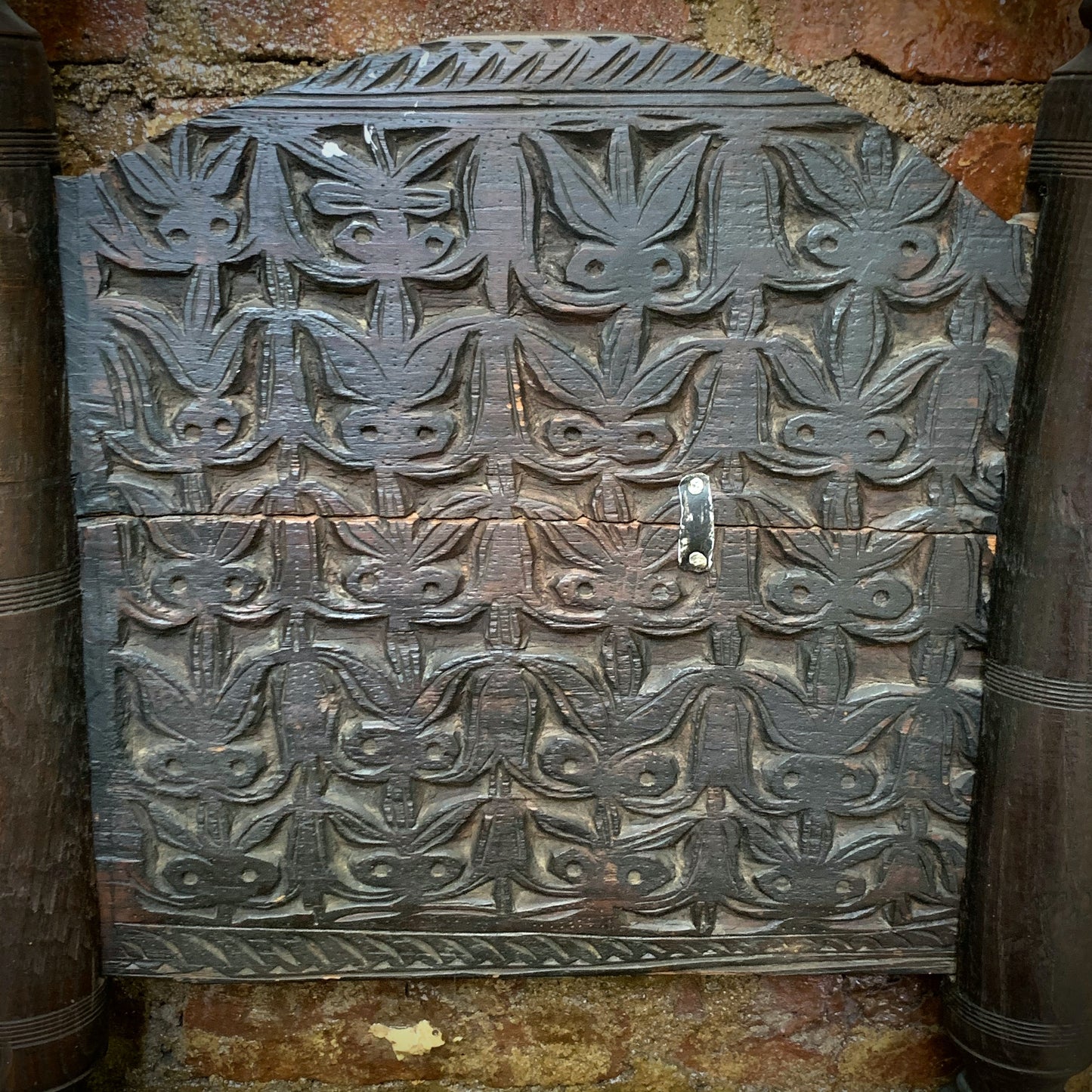Low antique Indian chair