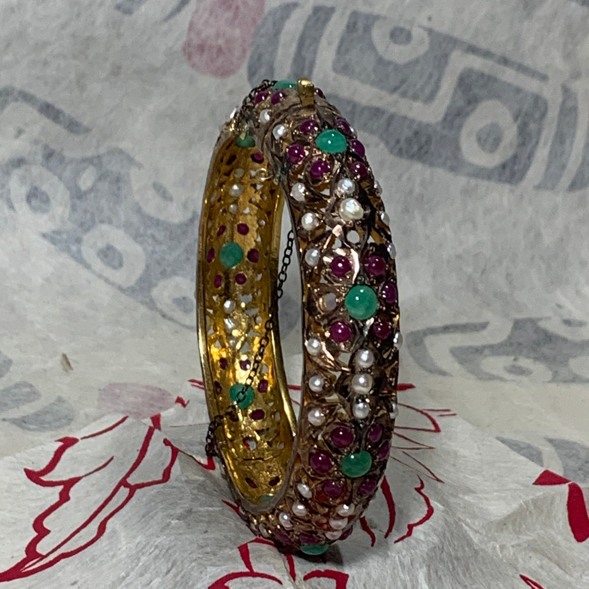 Antique Indian gold bangle