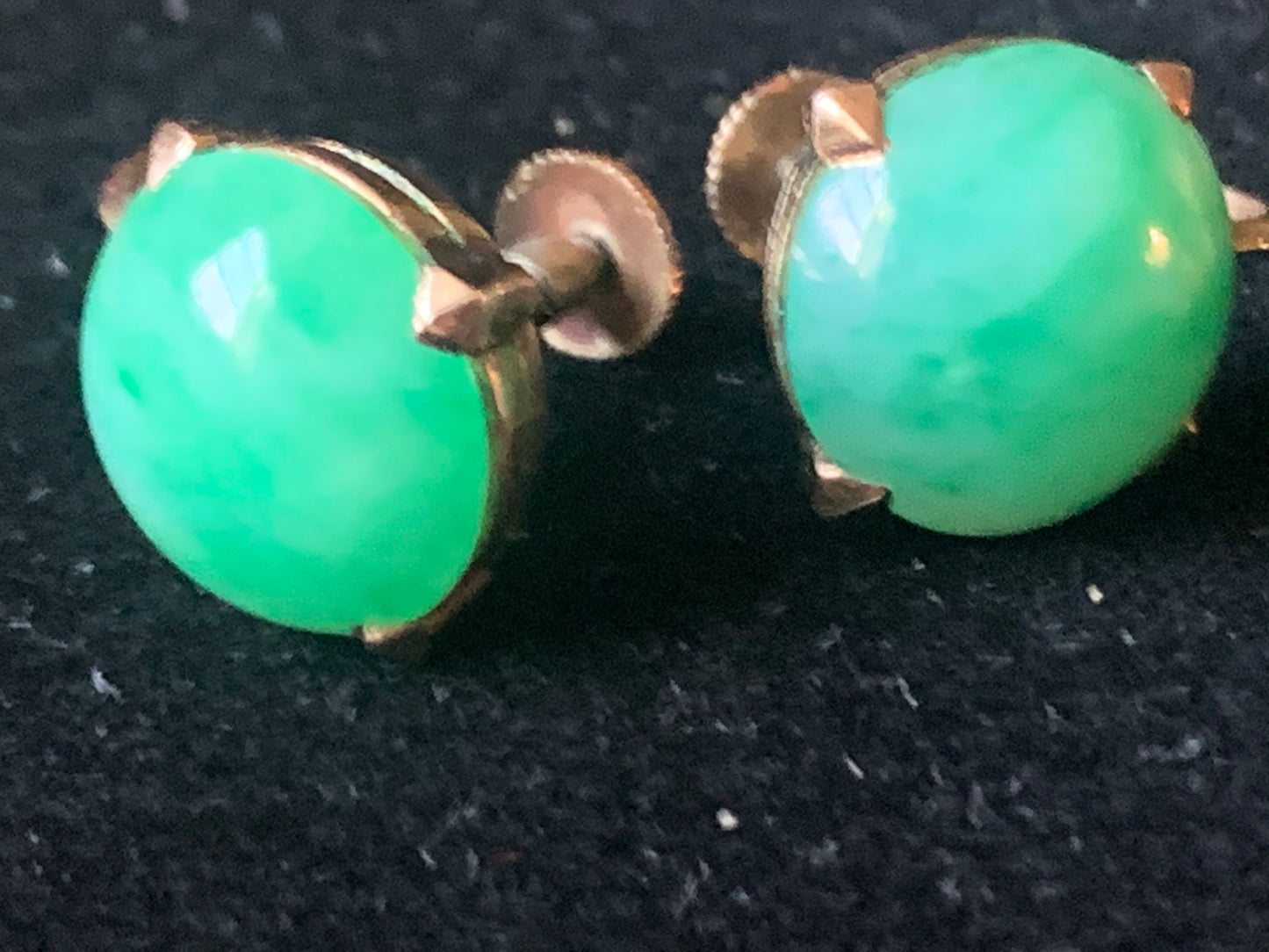 Jade ear rings