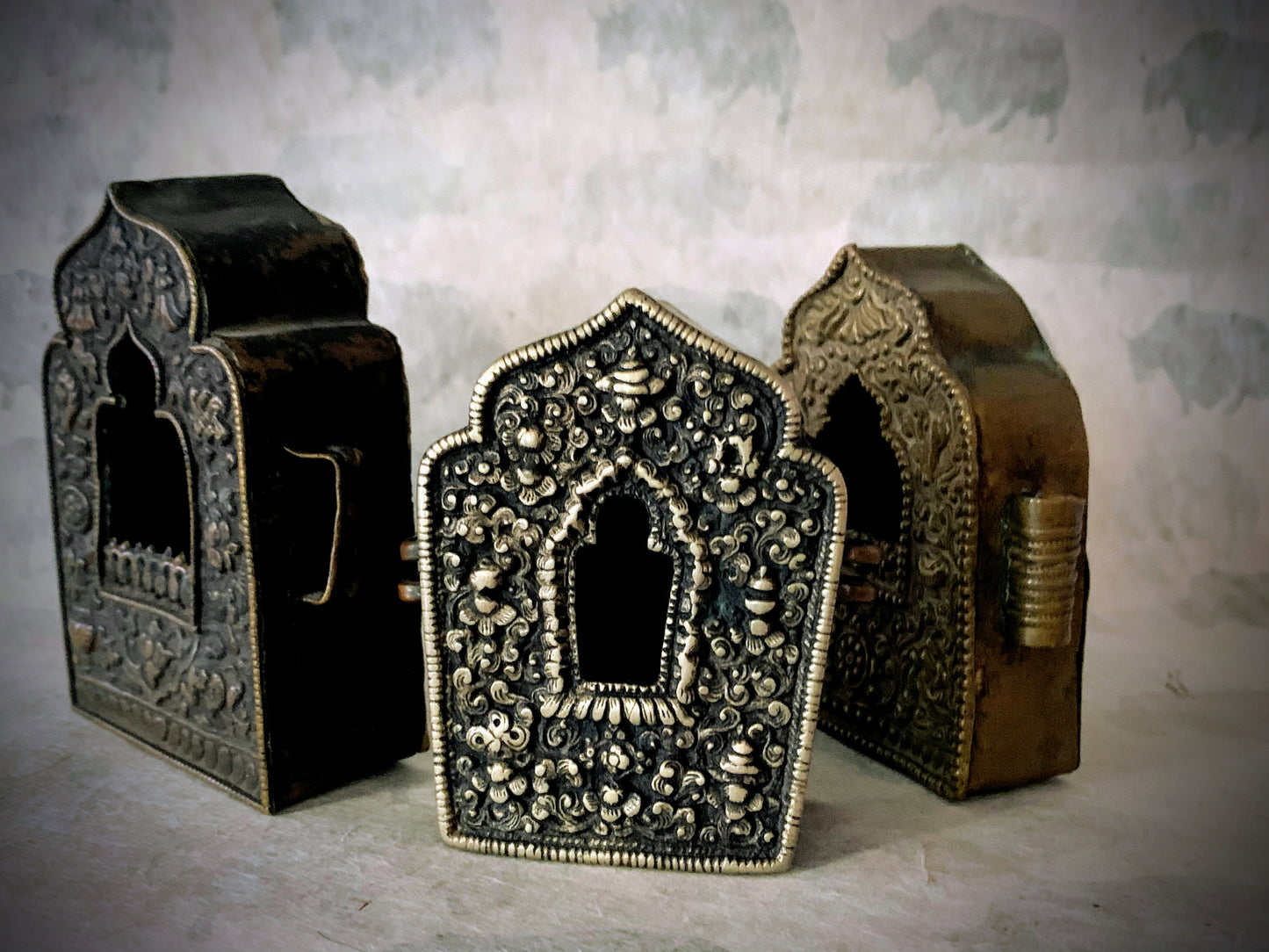 A collection of 19th C assorted metal ghaus