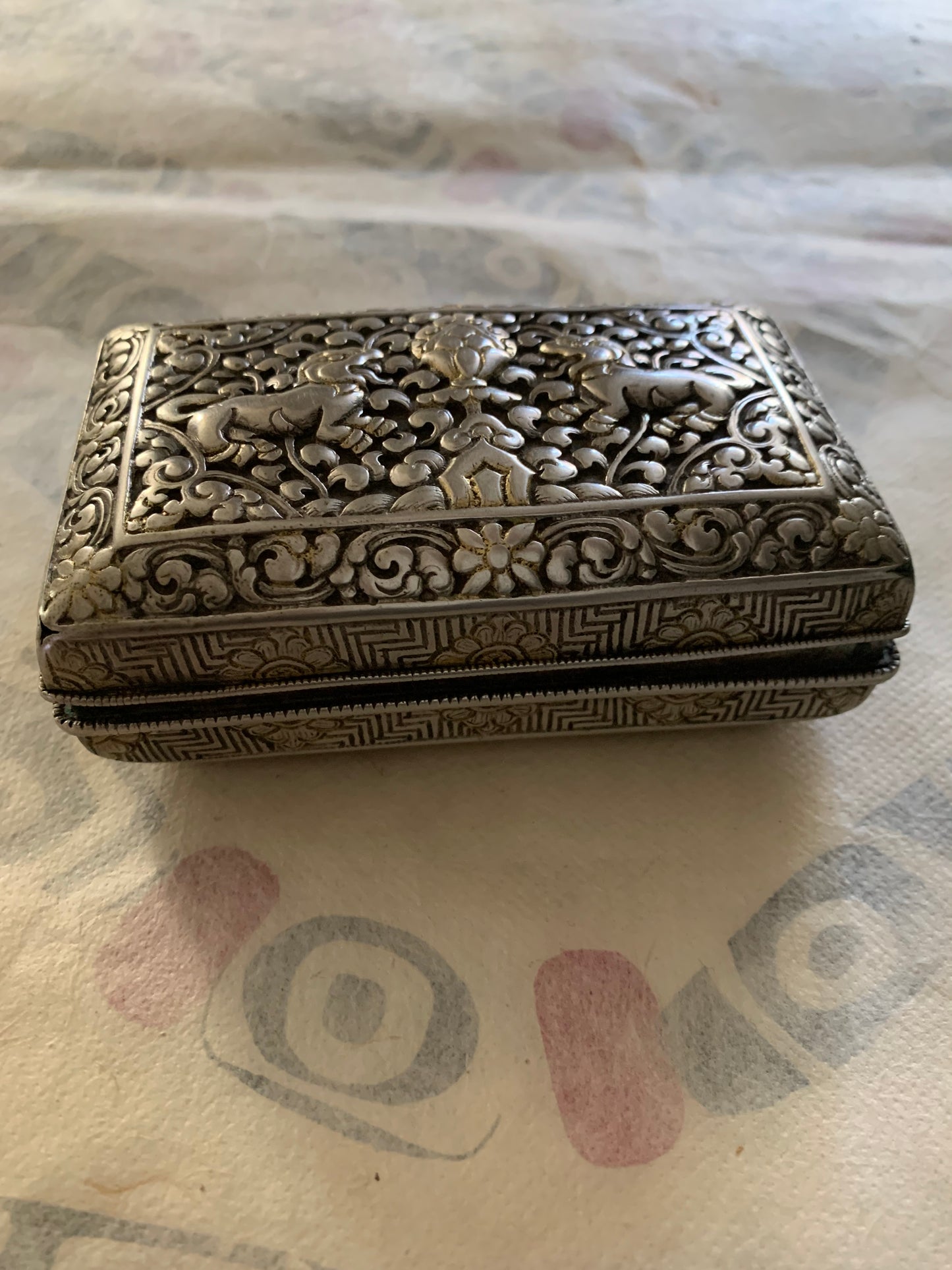 A Bhutanese betel nut box