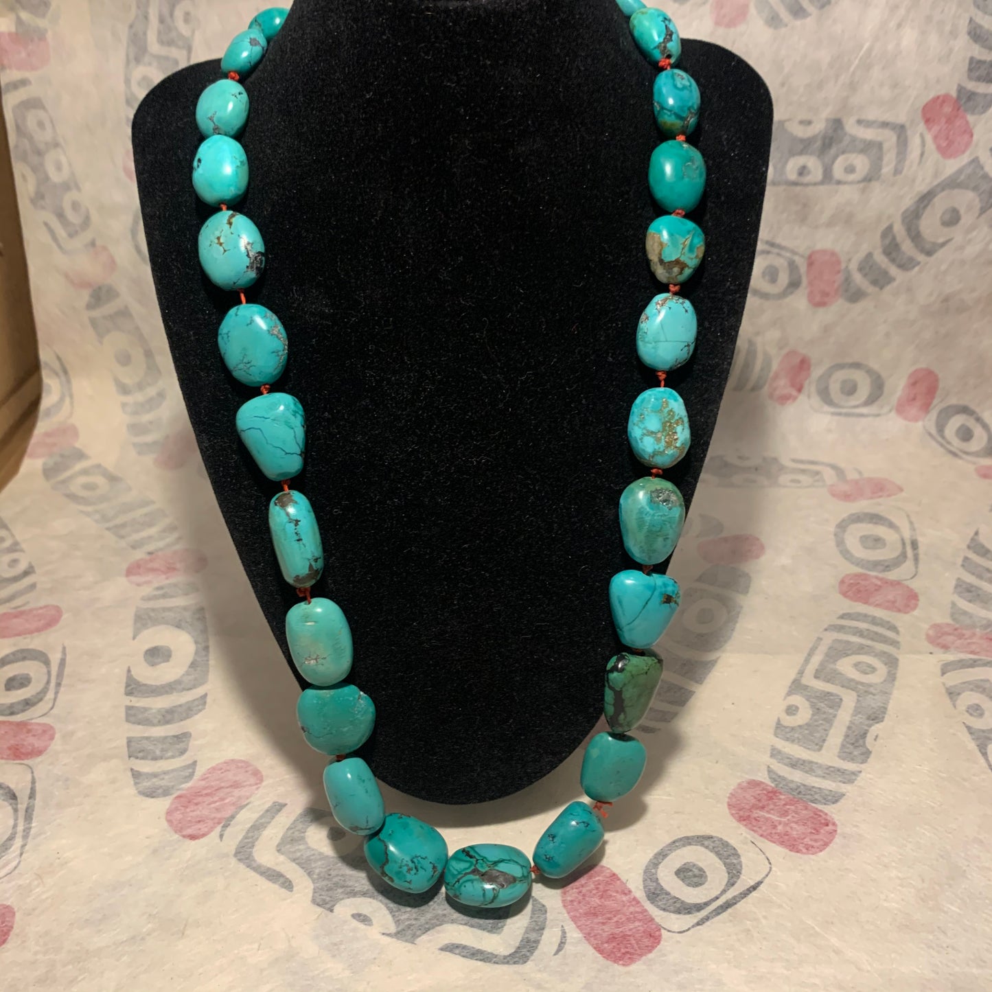Antique Tibetan Turquoise bead necklace